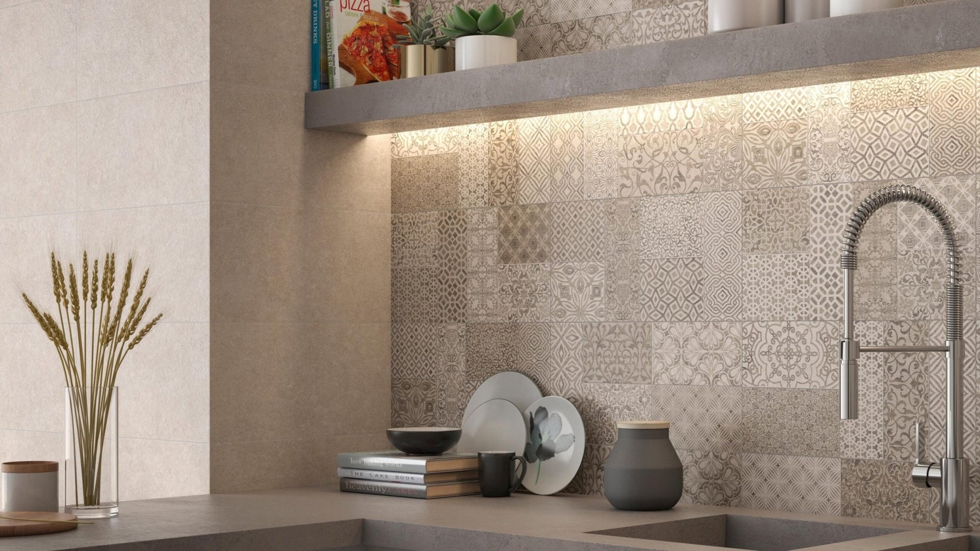 JOS. Light Stone Wandtegel 250X500 Beige 7,2mm Mat - Mozaiektegel.com