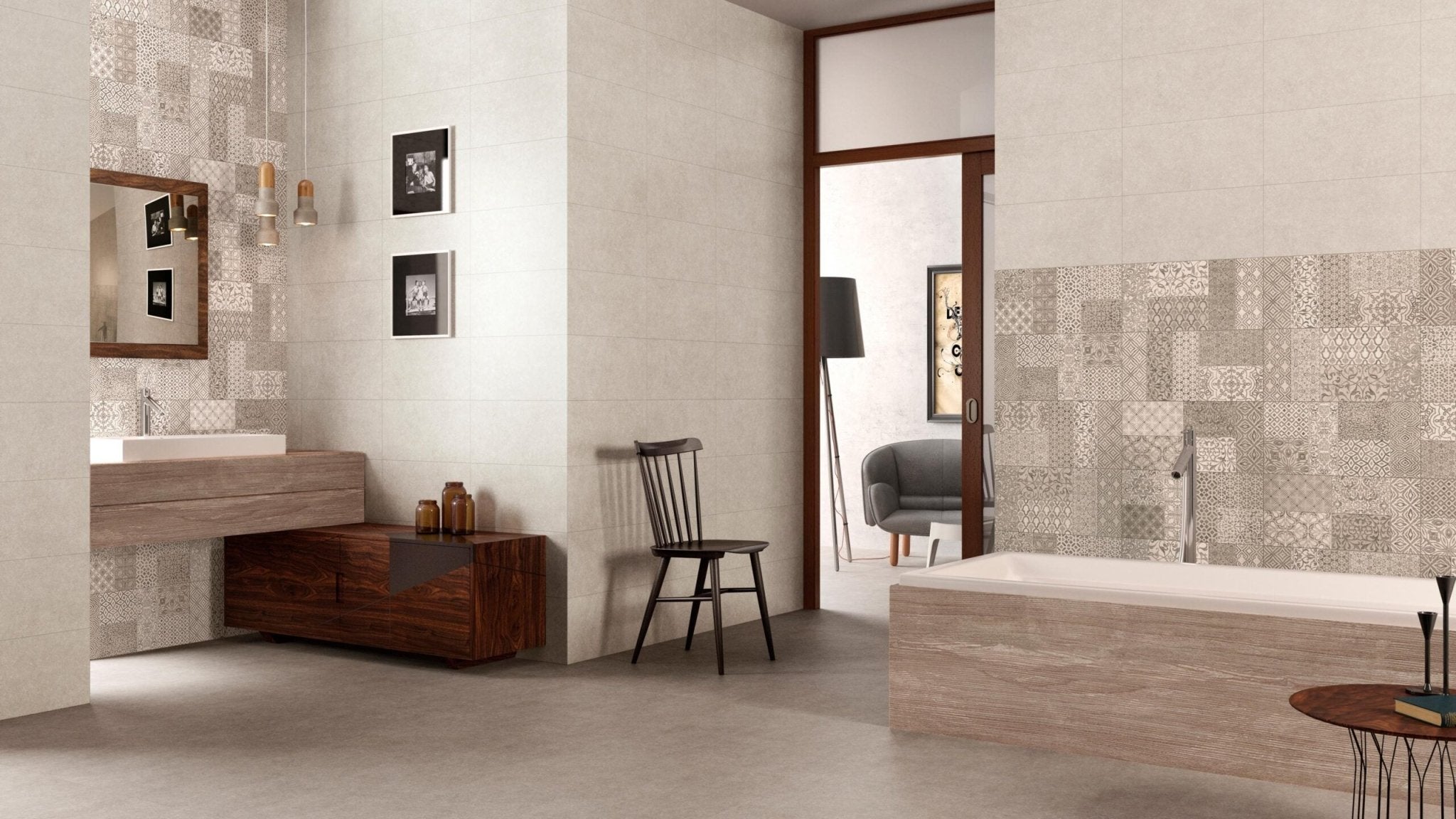 JOS. Light Stone Wandtegel 250X500 White 7,2mm Mat - Mozaiektegel.com