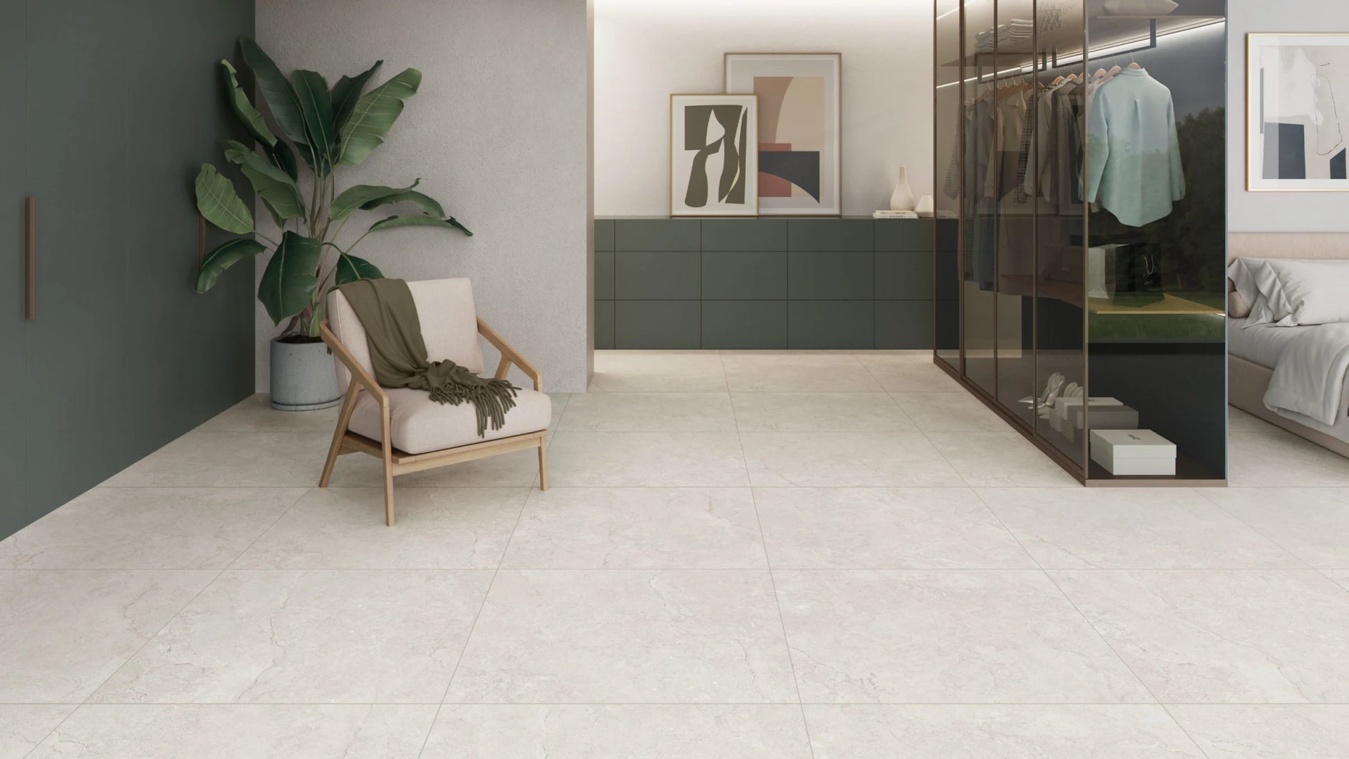 JOS. Panorama GobiIvo120 Vloertegel 600X1200 Ivory 10mm Mat - Mozaiektegel.com