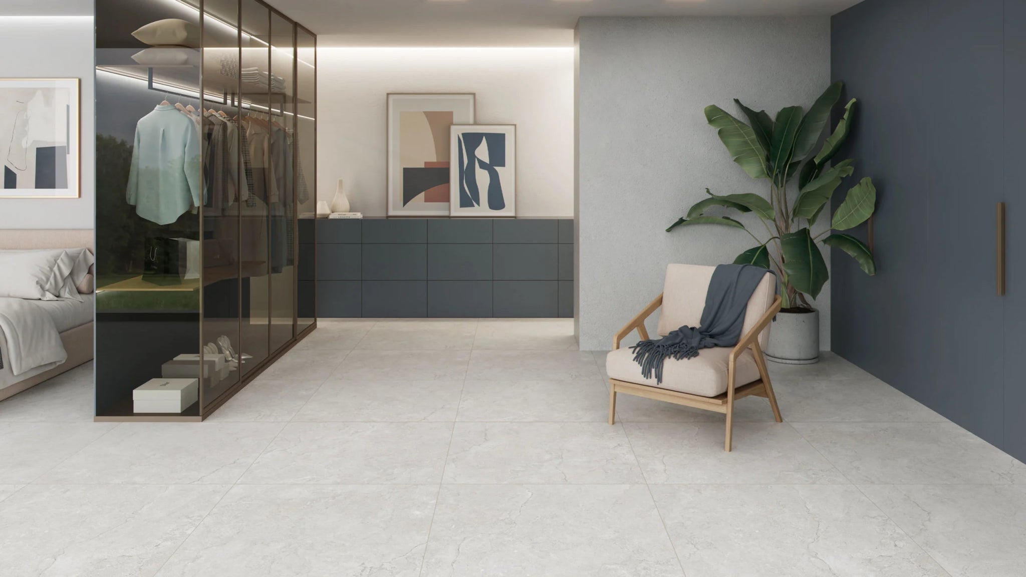 JOS. Panorama GobiPea60 Vloertegel 600X600 Pearl 9,5mm Mat - Mozaiektegel.com