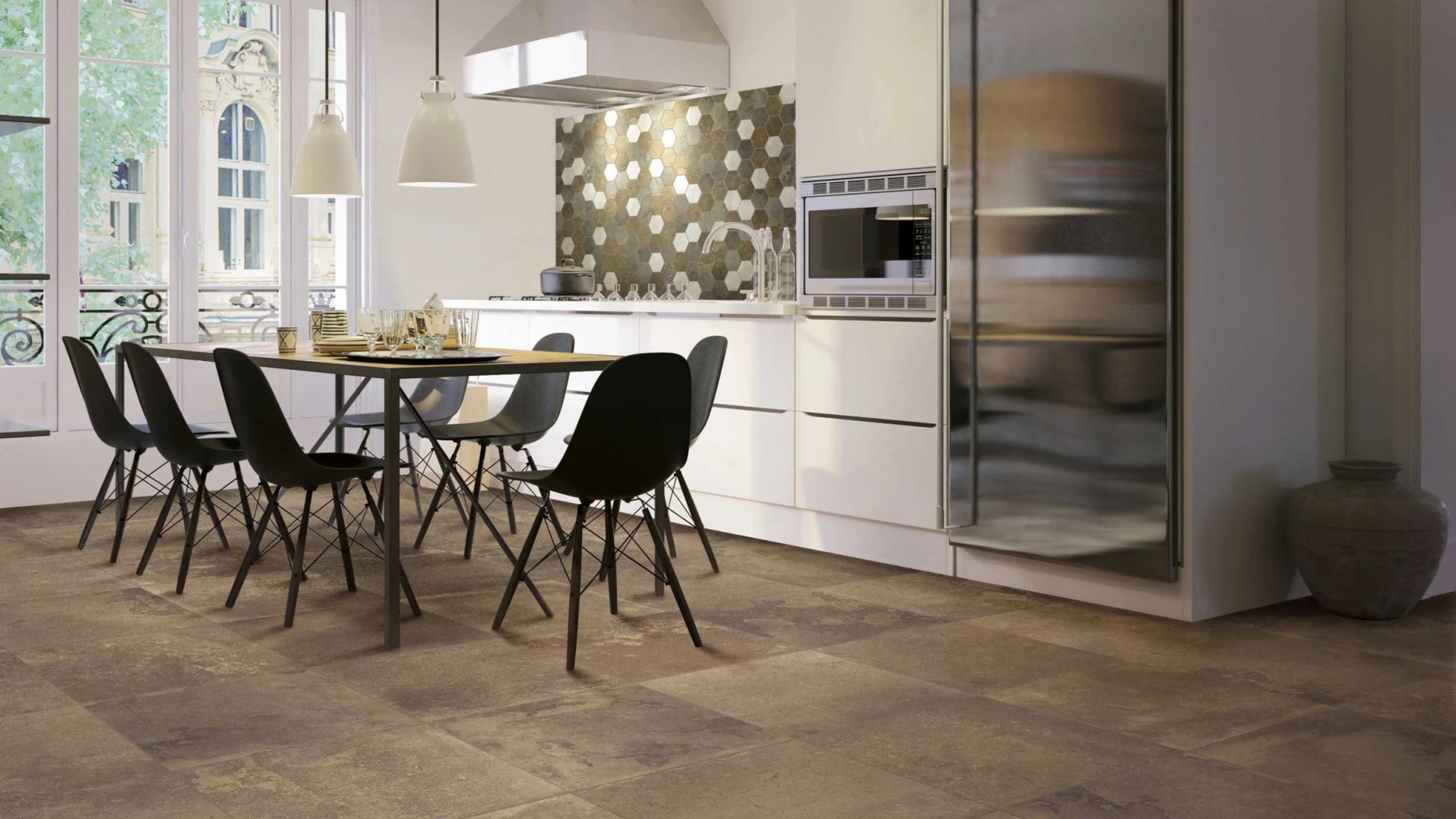 JOS. Reused Vloertegel 200X200 Cotto Mat 10mm Ret. R10 - Mozaiektegel.com