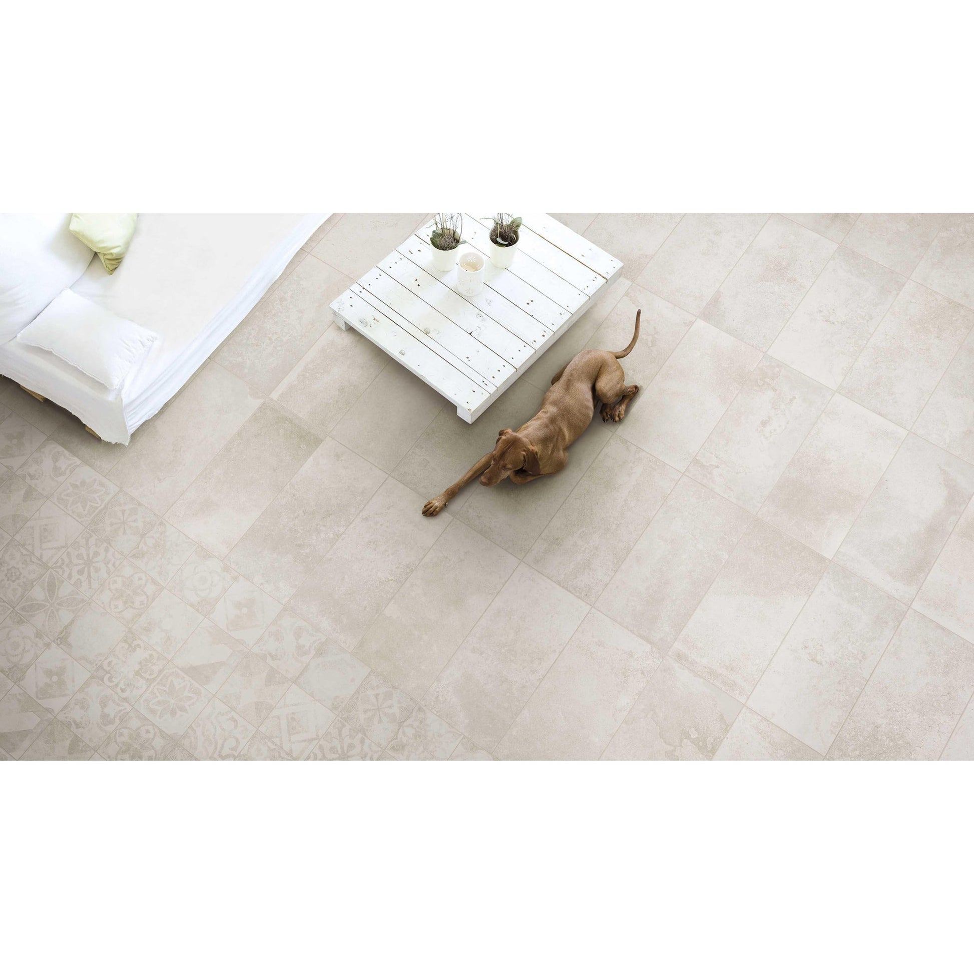 JOS. Reused VLtegel Strook Mix Bone 10mm Mat Ret.R10 - Mozaiektegel.com