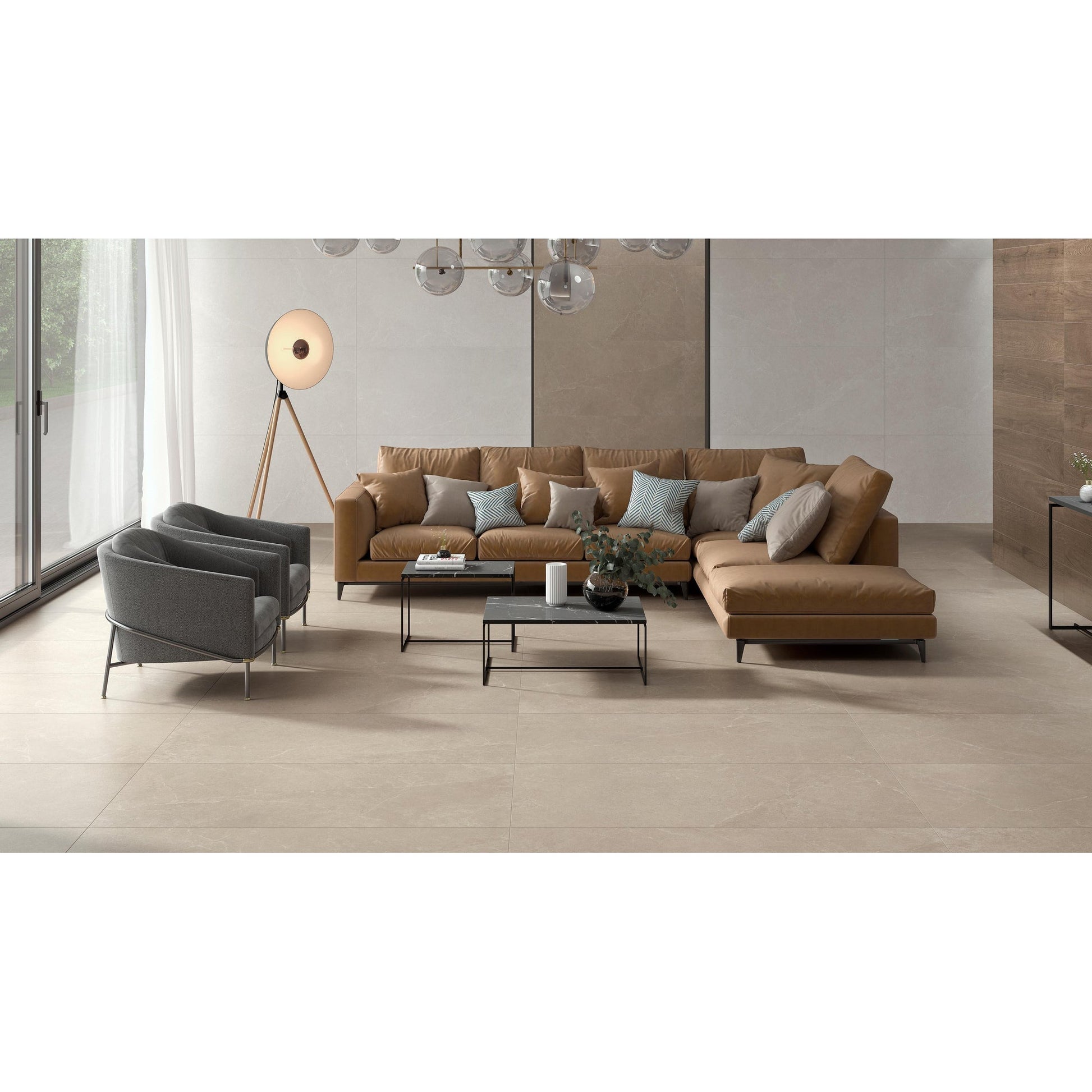 JOS. Storm Vloertegel 1200X1200 Earth 9mm Mat Ret.R10 - Mozaiektegel.com