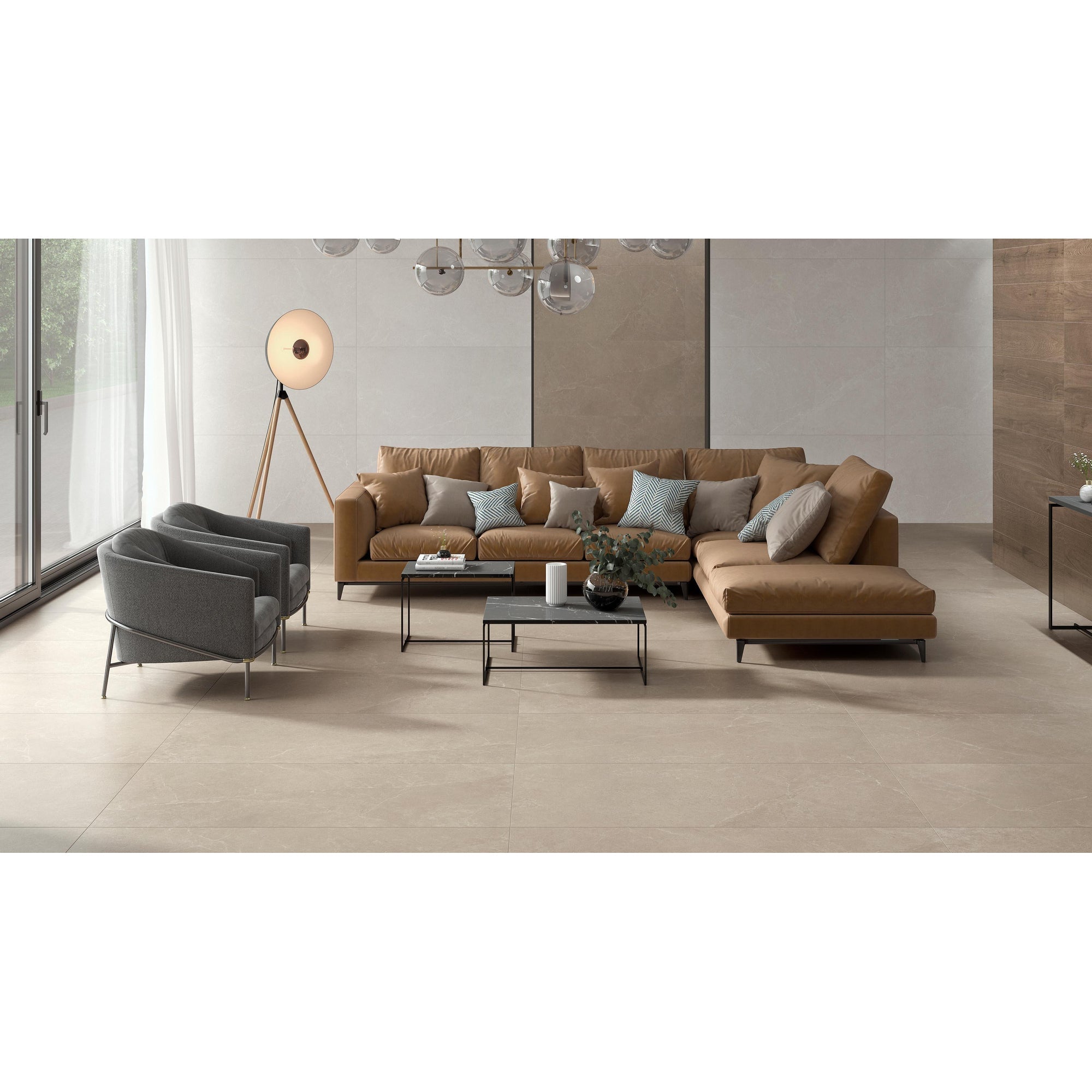 JOS. Storm Vloertegel 1200X1200 Earth 9mm Mat Ret.R10 - Mozaiektegel.com