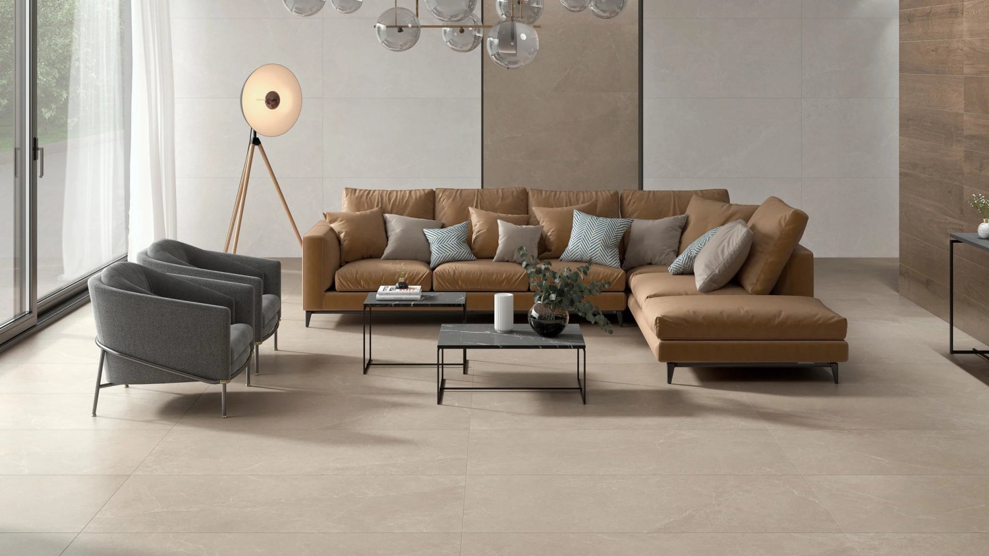 JOS. Storm Vloertegel 600X1200 Earth 9mm Mat Ret.R10 - Mozaiektegel.com