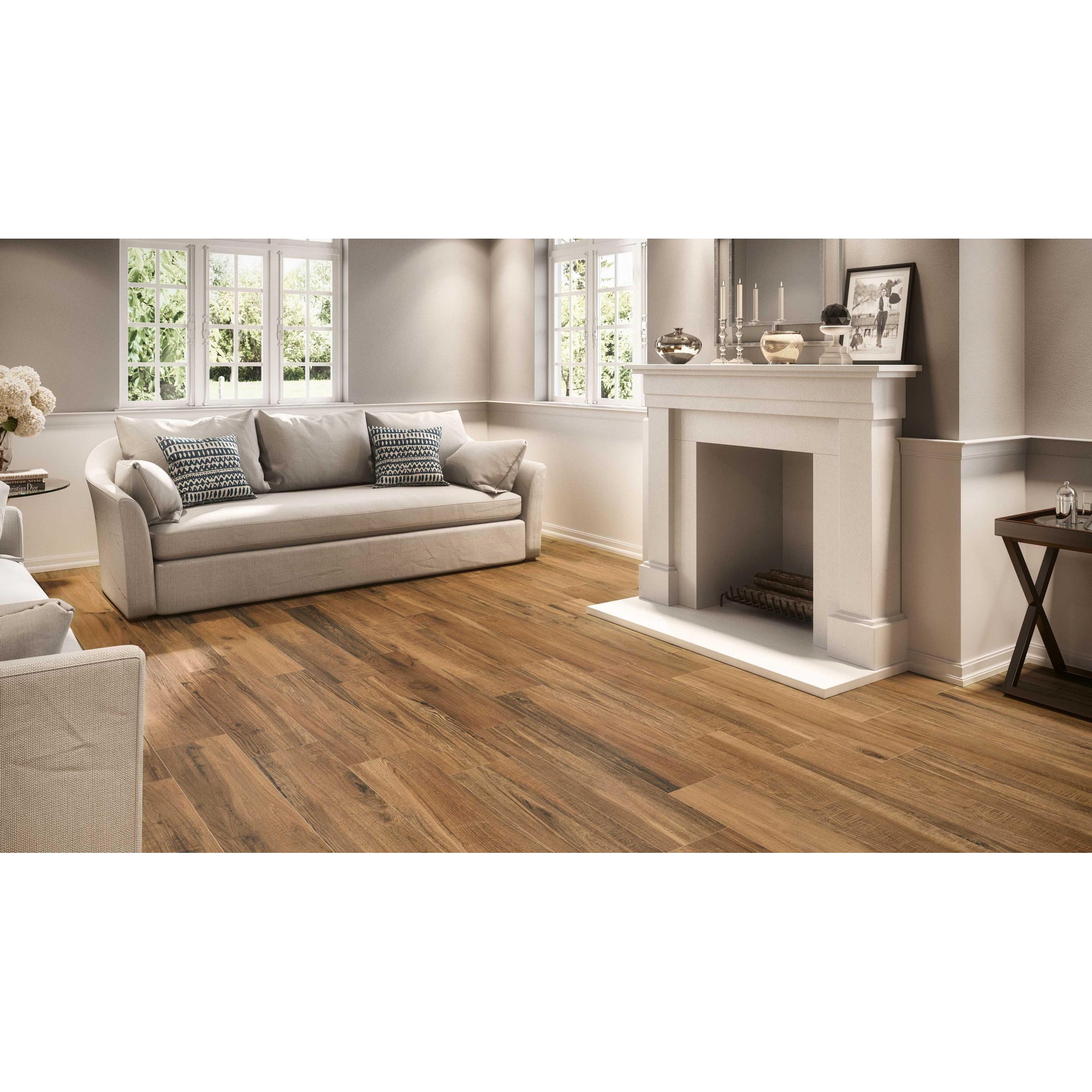 JOS. Warmhout Vloertegel 222X897 Nut 10.5mm Mat R10 - Mozaiektegel.com