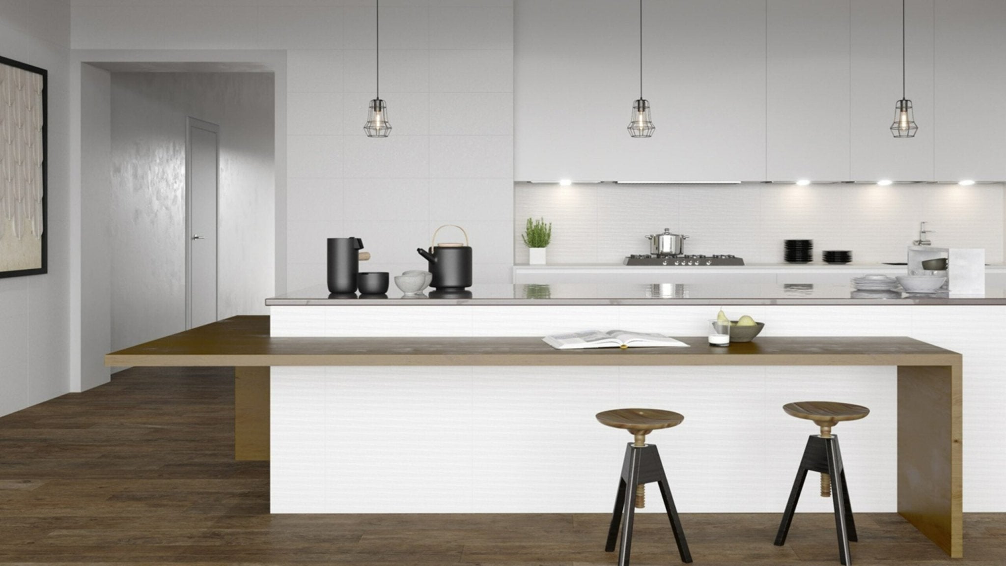 JOS. Wit Wandtegel 300X600 Blanco 8mm Mat Ret. - Mozaiektegel.com