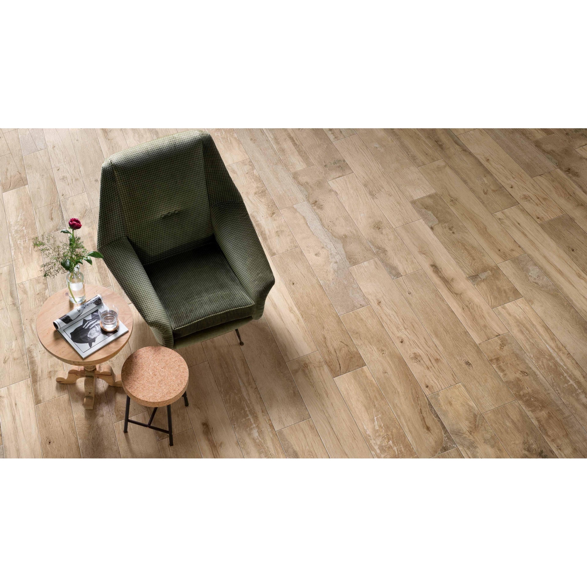 JOS. Woodmania Vloertegel 200X1200 Honey 10.5mm Mat R9 - Mozaiektegel.com