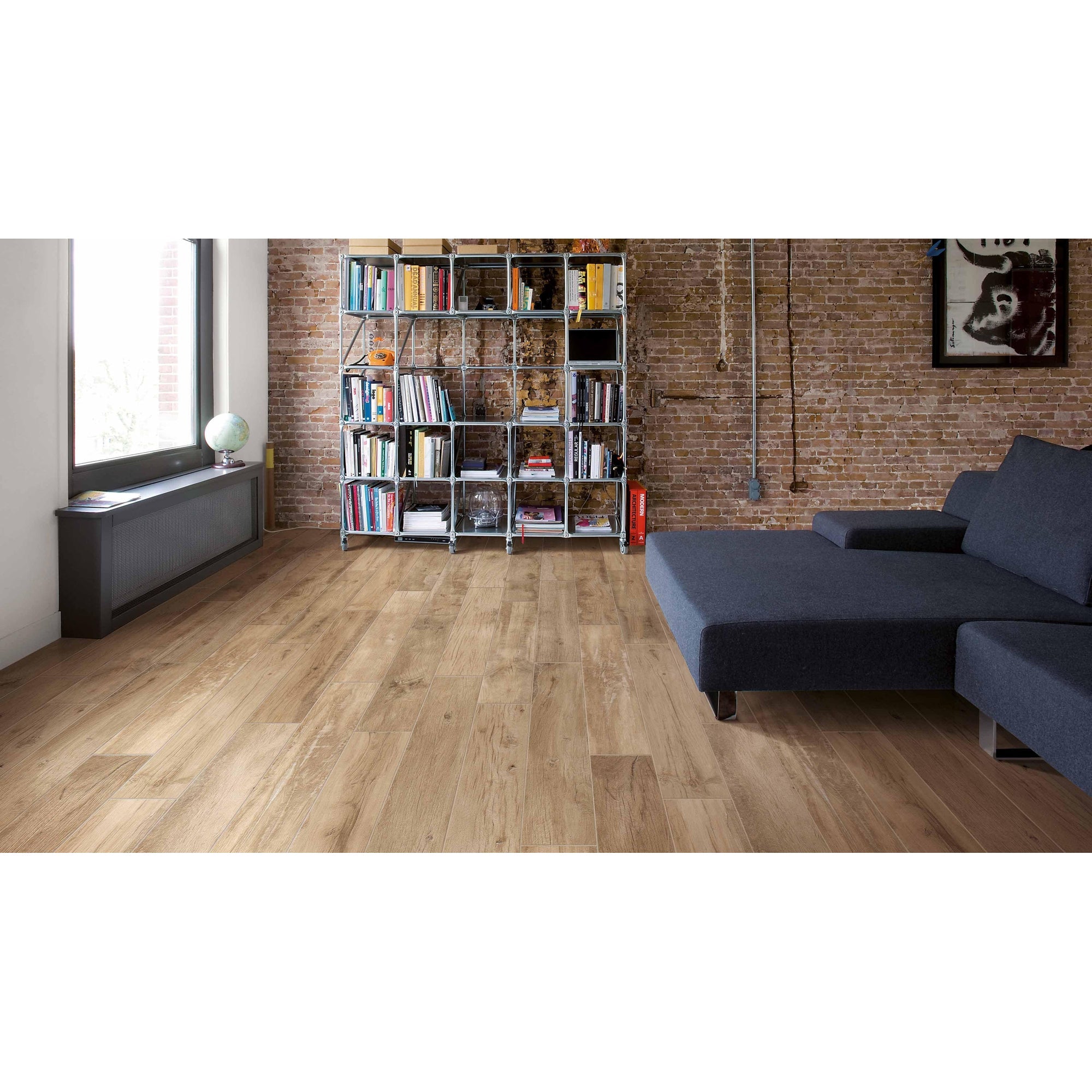 JOS. Woodmania Vloertegel 200X1200 Honey 10.5mm Mat R9 - Mozaiektegel.com