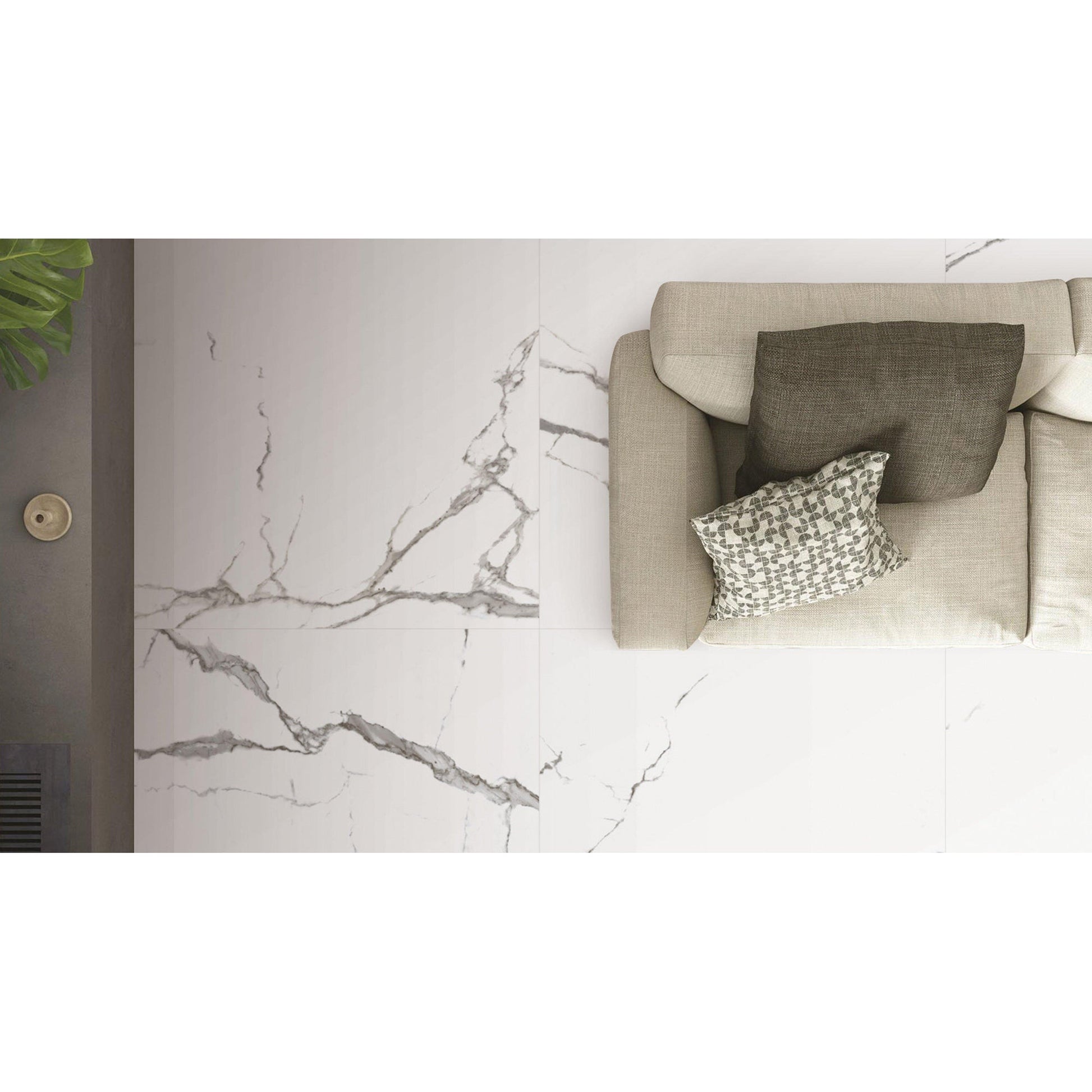 JOS. XL Vloertegel 1000X1000 Bianco 6mm Mat Ret.R9 - Mozaiektegel.com