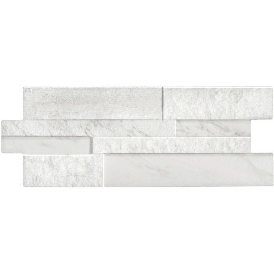 Keradom Marmi 16KAWH Wandtegel 160X400 White 8 - 12mm Mat - Mozaiektegel.com