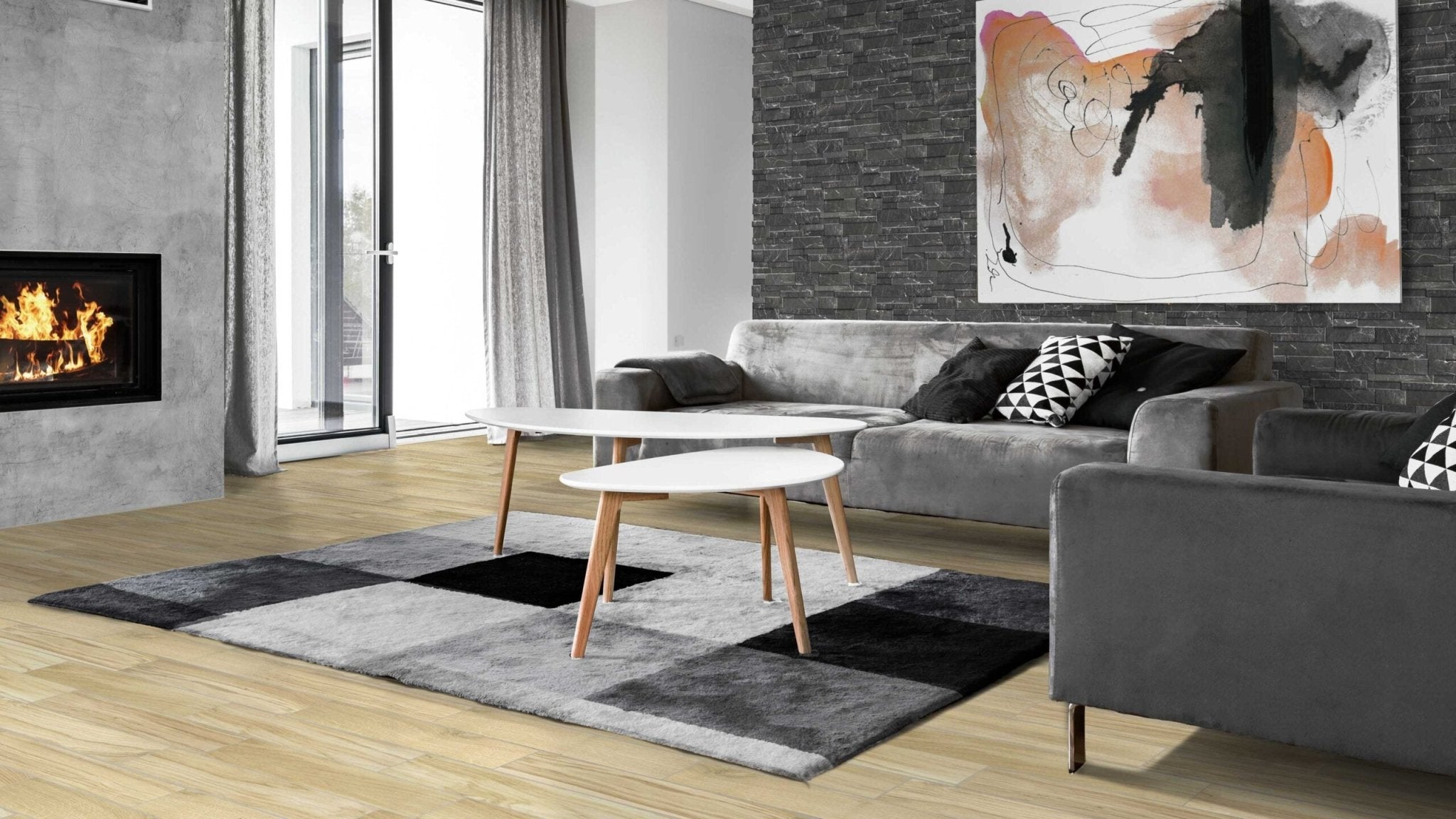 Keradom Marmi 16KMABL Wandtegel 160X400 Black 8 - 12mm Mat - Mozaiektegel.com