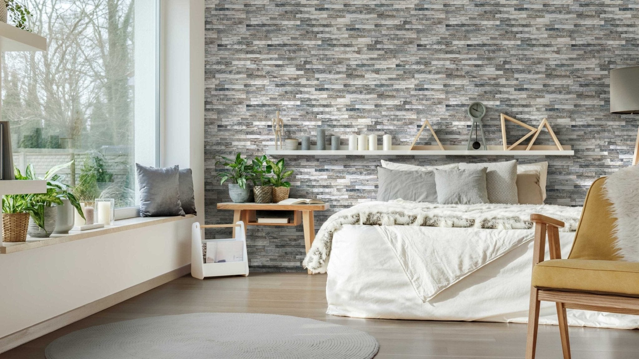 Keradom Natura 16KNAGI Wandtegel 160X400 Giungla 9 - 15mm Mat - Mozaiektegel.com