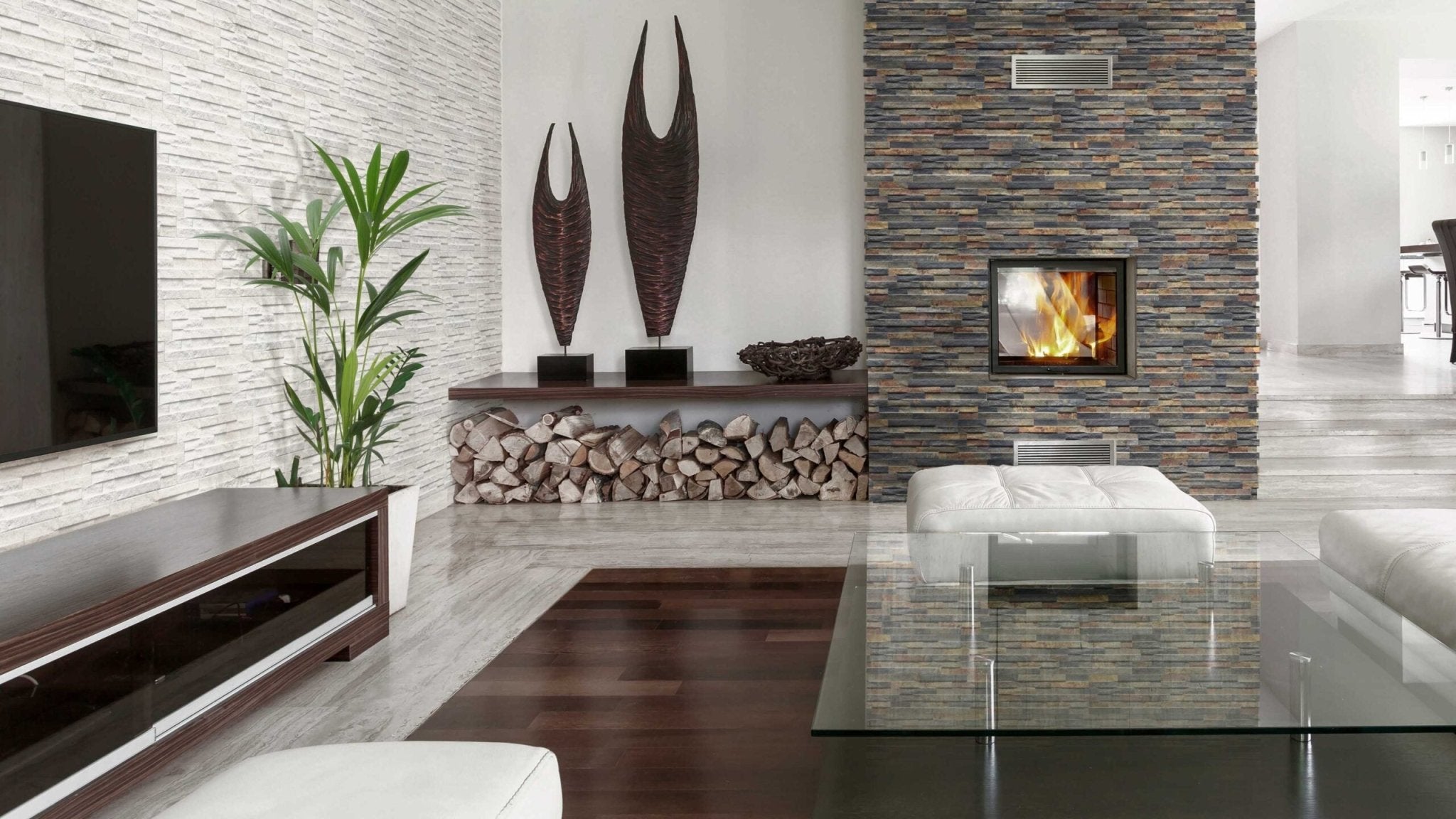 Keradom Natura 16KNATE Wandtegel 160X400 Terra 9 - 15mm Mat - Mozaiektegel.com