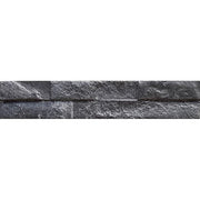 Keradom Rock 075KROBL Wandtegel 075X385 Black 8 - 12mm Mat - Mozaiektegel.com