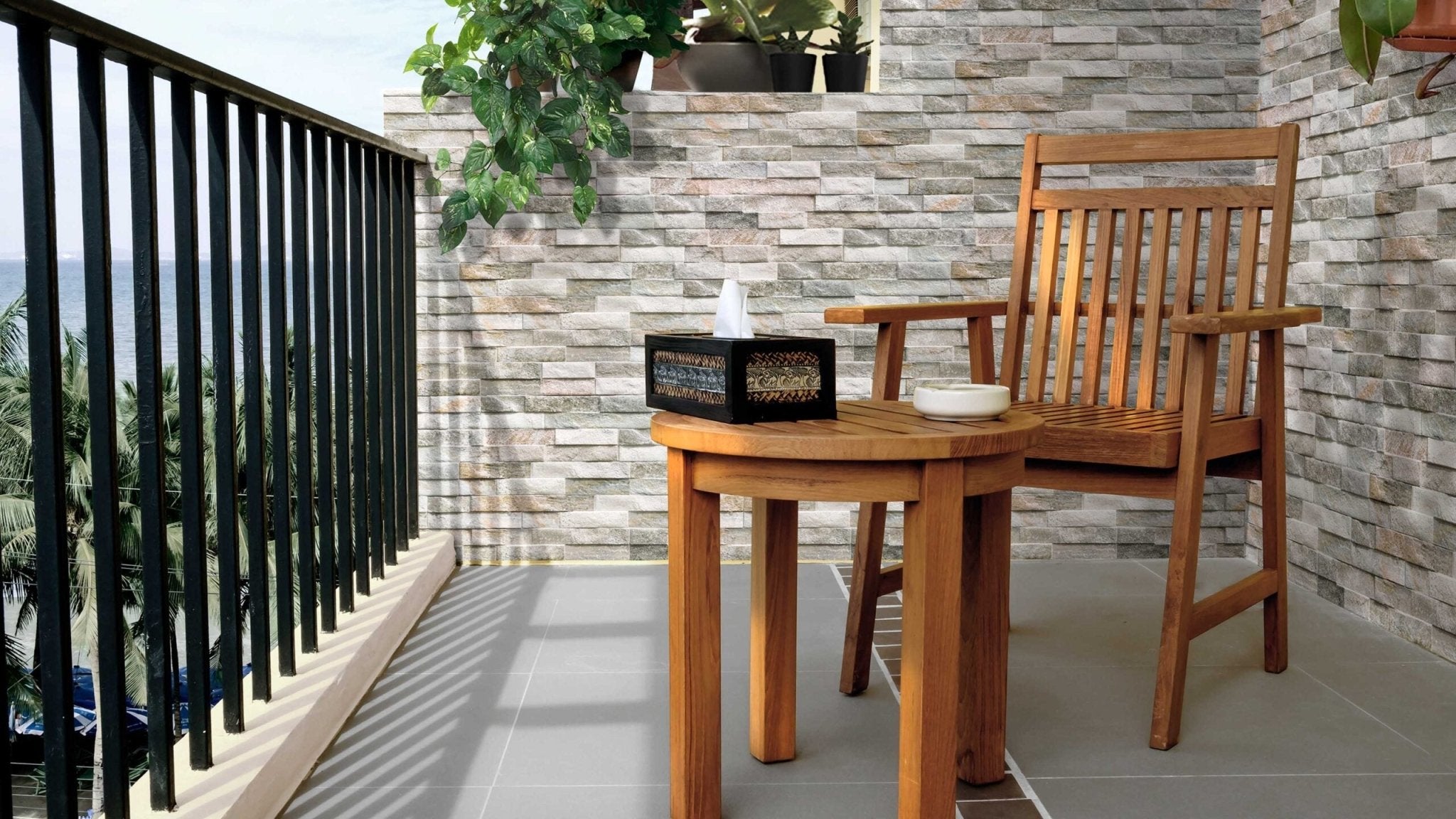 Keradom Rock 075KROGR Wandtegel 075X385 Green 8 - 12mm Mat - Mozaiektegel.com