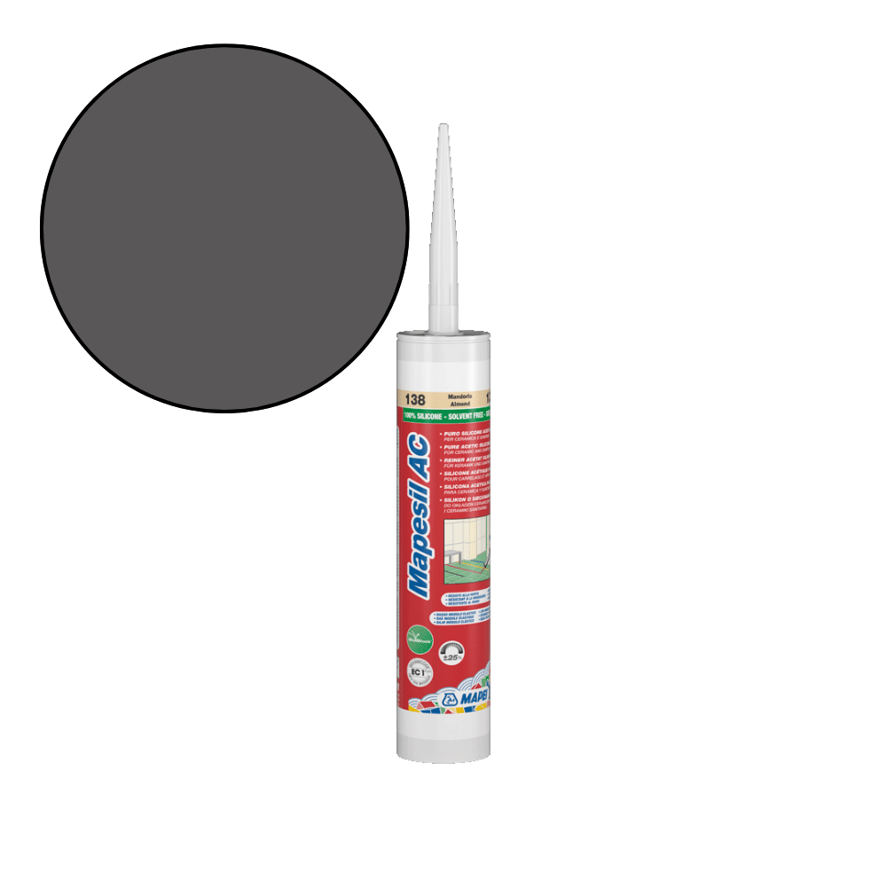 Mapei Mapesil AC - 119 London Grijze Siliconenkit - Mozaiektegel.com