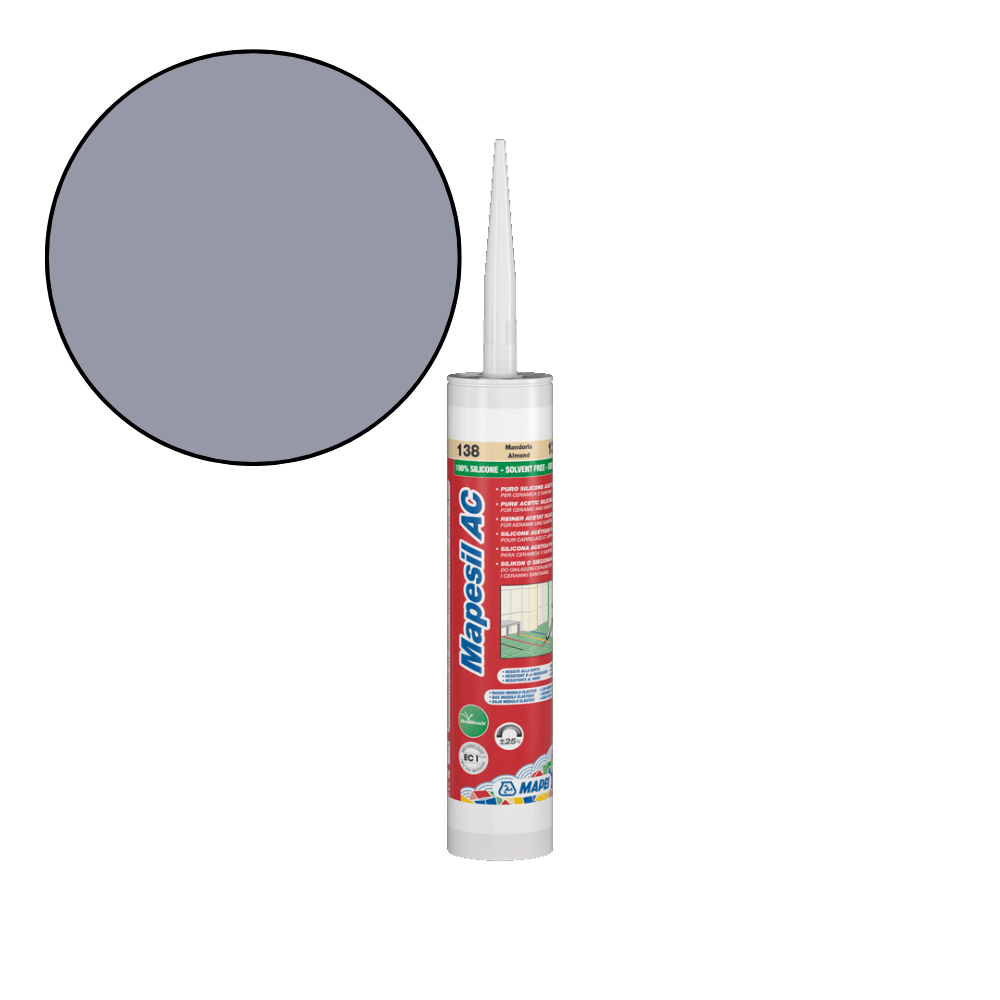 Mapei Mapesil AC - 127 Arctisch Grijs Siliconenkit - Mozaiektegel.com