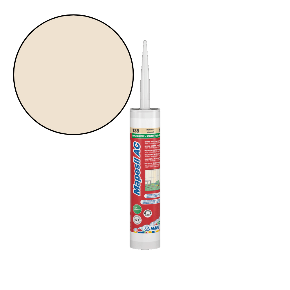 Mapei Mapesil AC - 130 Jasmijn Siliconenkit - Mozaiektegel.com