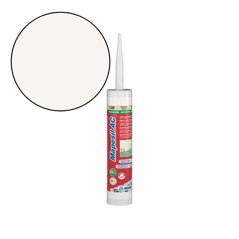 Mapei Mapesil AC - 131 Vanille Siliconenkit - Mozaiektegel.com