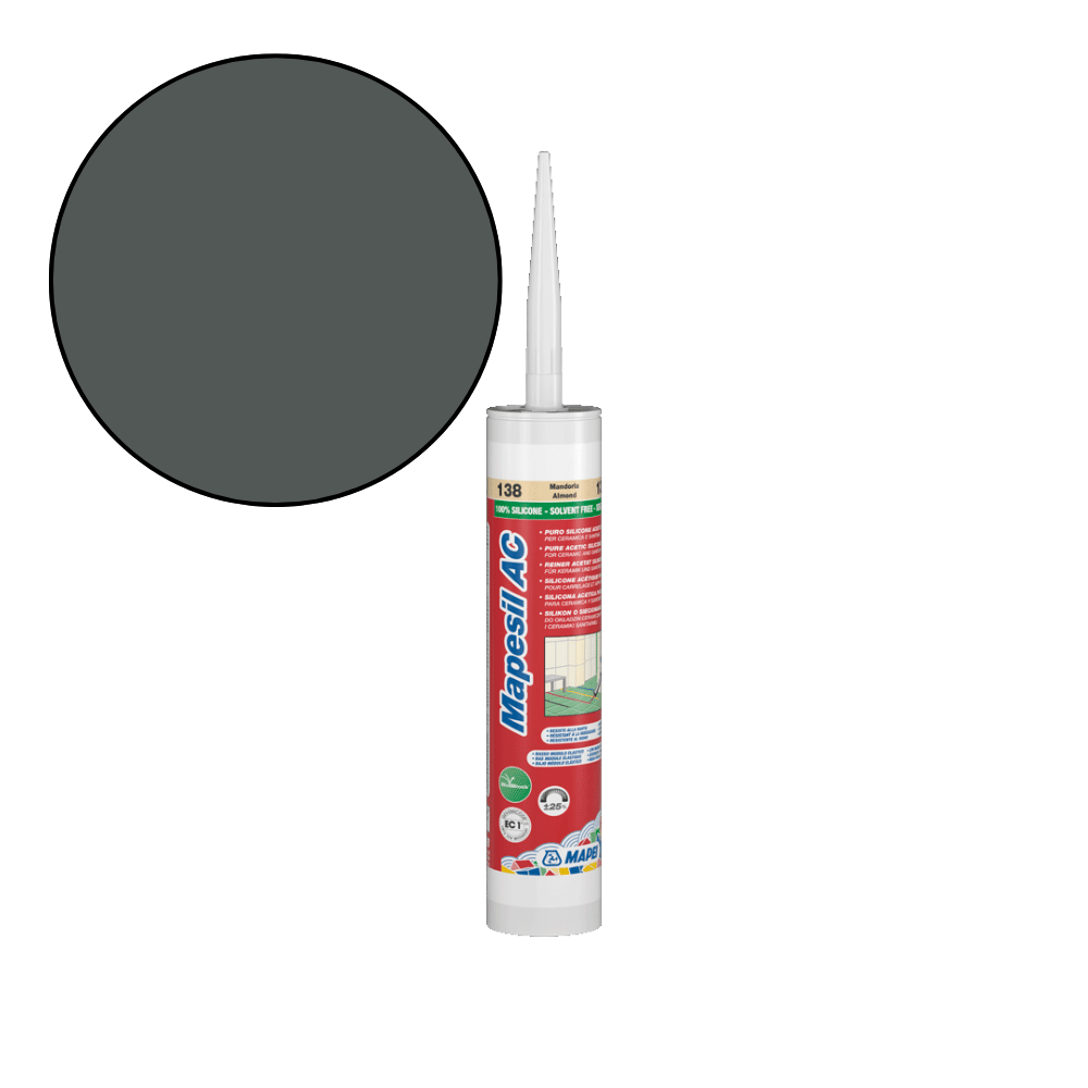 Mapei Mapesil AC - 174 Grijze Siliconenkit - Mozaiektegel.com