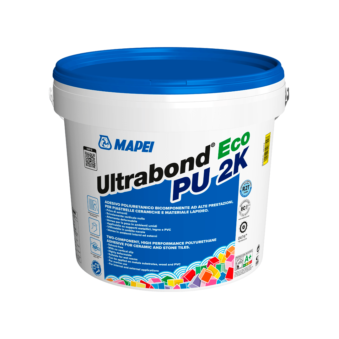 Mapei Ultrabond Eco PU 2k Wit - 5kg Polyurethaanlijm - Mozaiektegel.com