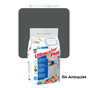 Mapei | Ultracolor Plus | 114 Antraciet | Cementgebonden | Voegmiddel | 5KG - Mozaiektegel.com