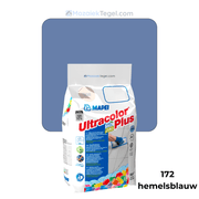 Mapei | Ultracolor Plus | 172 Hemelsblauw | Cementgebonden | Voegmiddel | 5KG - Mozaiektegel.com