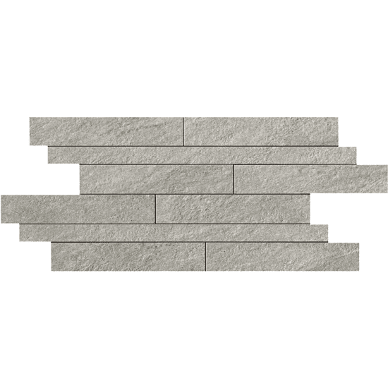 Mozaïektegel Atlas Concorde Klif AN7D VLMuretto 37,5X75cm mat ret. R10 silver brick - Mozaiektegel.com