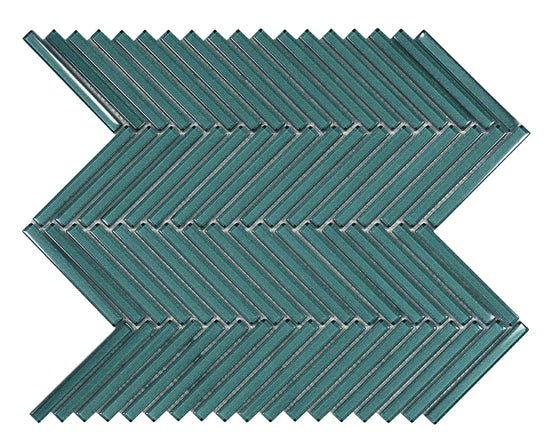 Mozaïektegel CR PLUS HG Glass WAMoz.285X305 Green 8mm Glans - Mozaiektegel.com