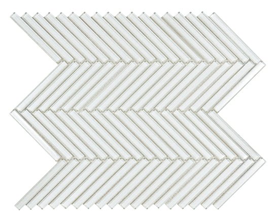 Mozaïektegel CR PLUS HG Glass WAMoz.285X305 White 8mm Glans - Mozaiektegel.com