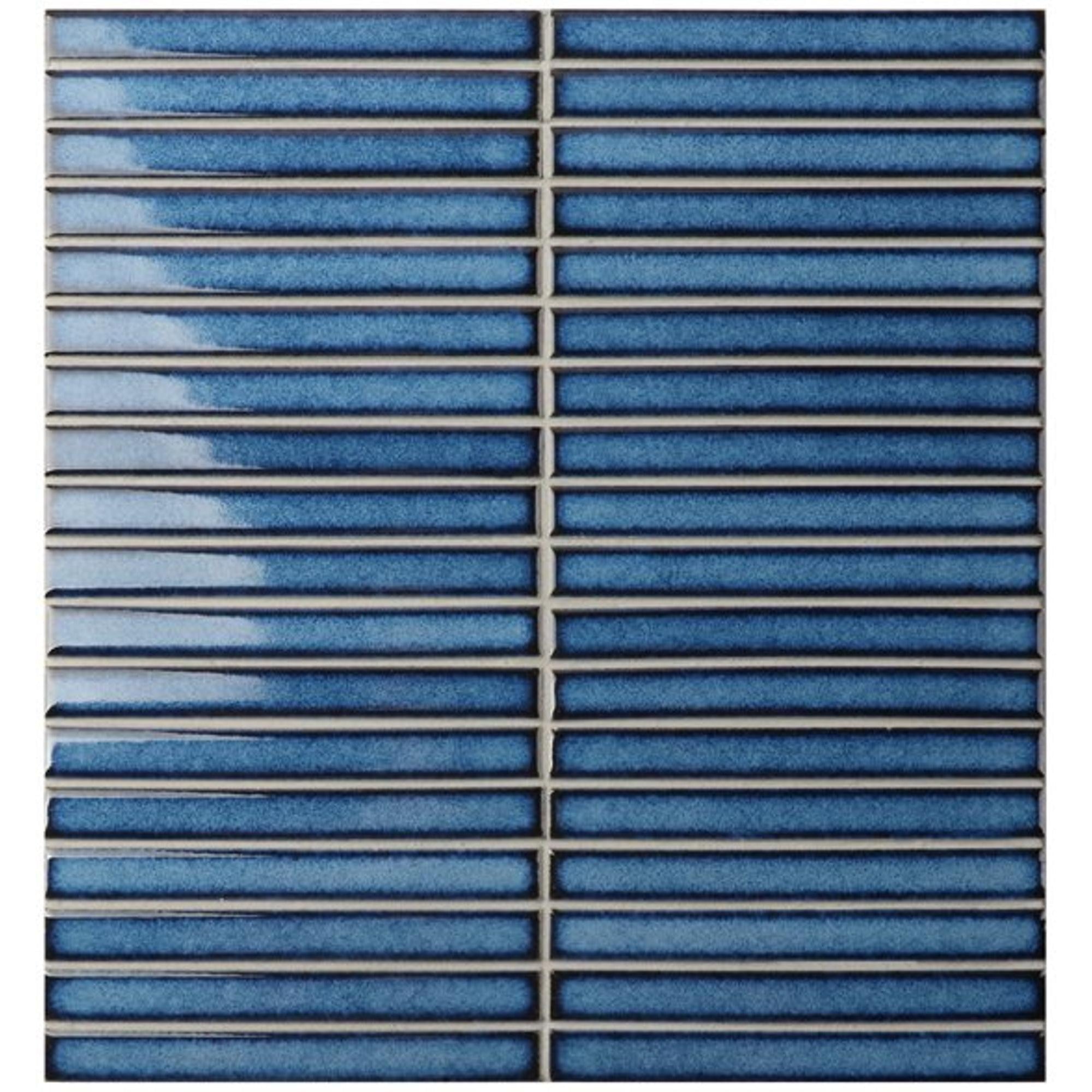 Mozaïektegel CR PLUS Opalo WAMoz.294X306 Oceano 7mm Glans - Mozaiektegel.com