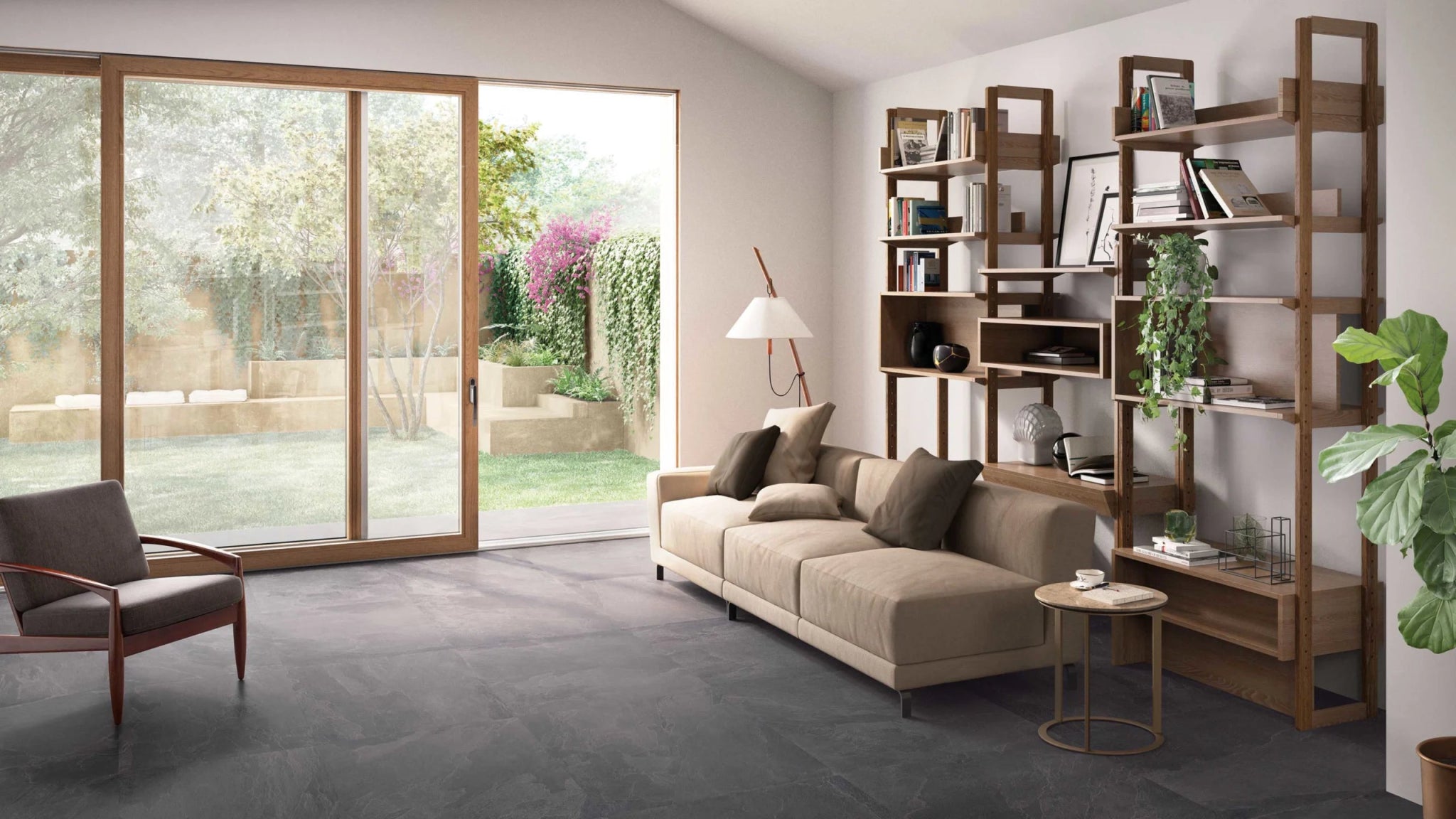 Mozaïektegel Emil Nordika K30ND9R VLMoz.300X300 Dark 10mm Mat Ret.R10 F:100X100 - Mozaiektegel.com