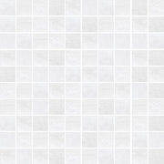 Mozaïektegel Floorgres Rawtech 753904 VLMoz.300X300 White 10mm Mat Ret.R10 F:030X030 - Mozaiektegel.com