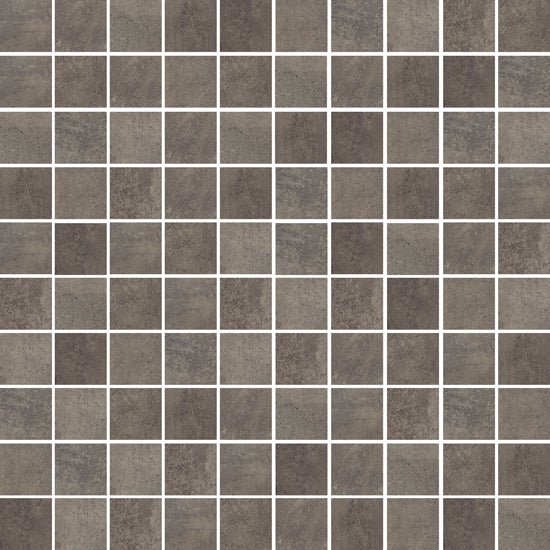 Mozaïektegel Floorgres Rawtech 753905 VLMoz.300X300 Mud 10mm Mat Ret.R10 F:030X030 - Mozaiektegel.com