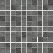 Mozaïektegel Floorgres Rawtech 753907 VLMoz.300X300 Coal 10mm Mat Ret.R10 F:030X030 - Mozaiektegel.com