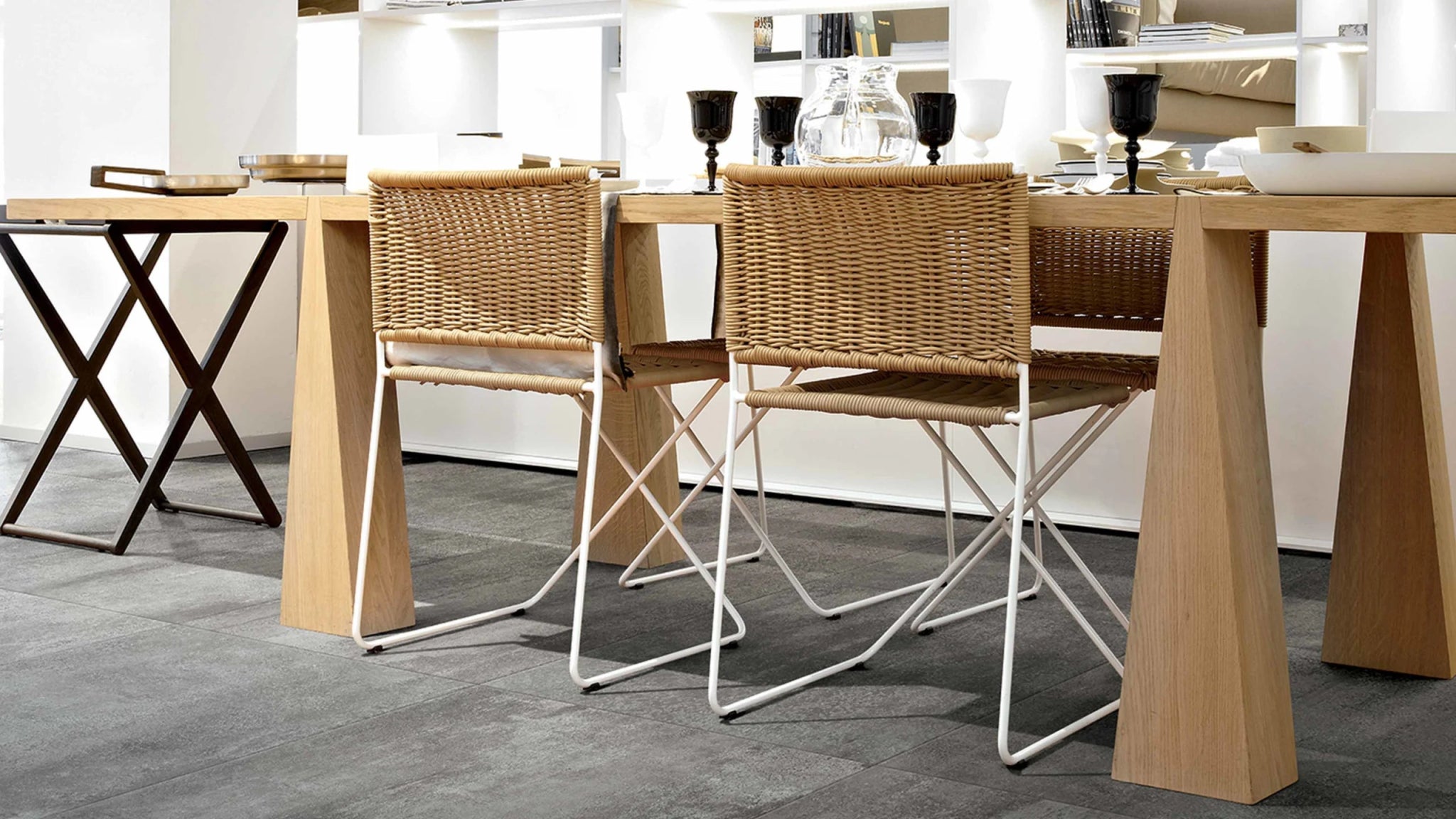 Mozaïektegel Floorgres Rawtech 753907 VLMoz.300X300 Coal 10mm Mat Ret.R10 F:030X030 - Mozaiektegel.com