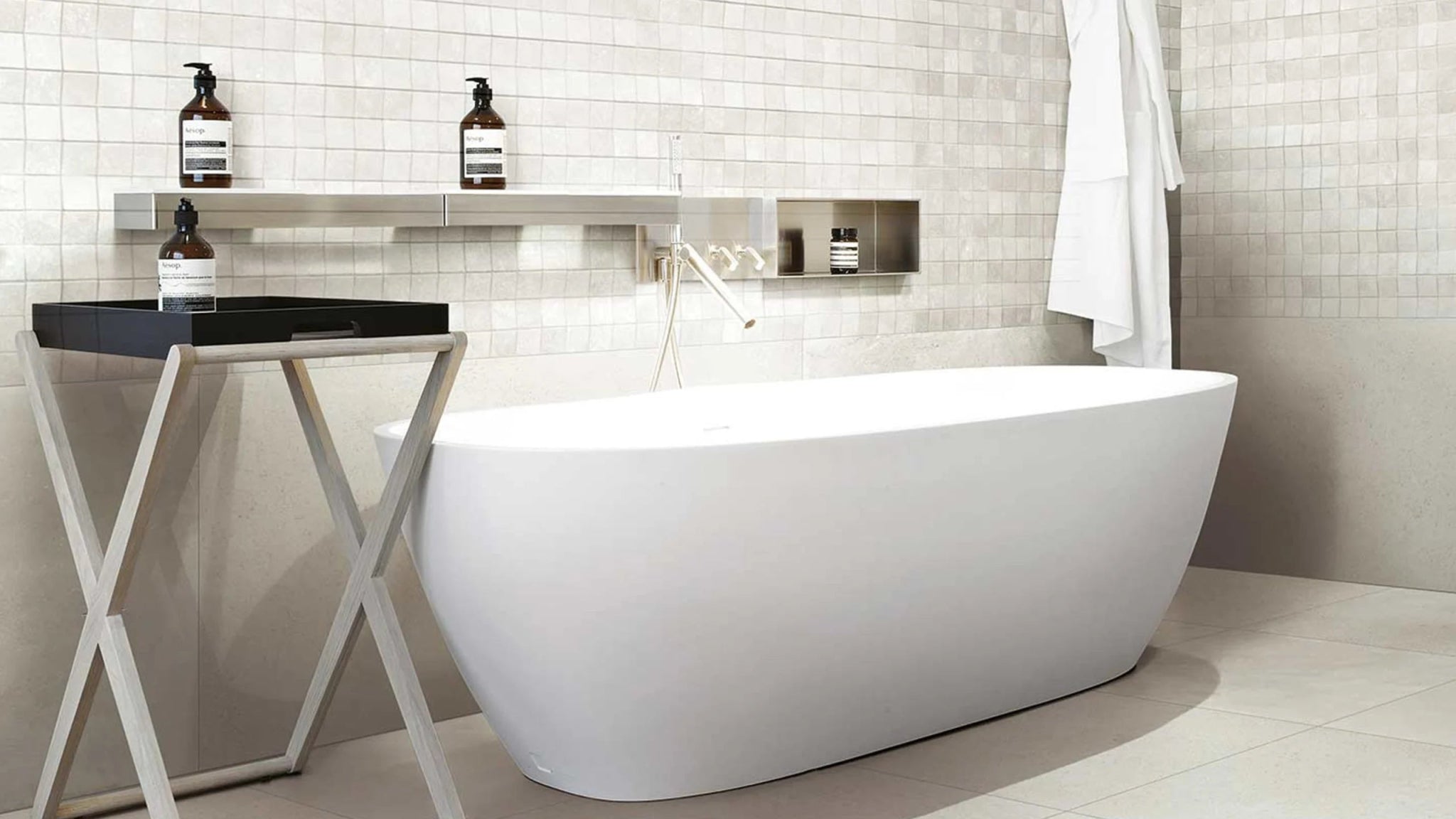 Mozaïektegel Florim Maps 747470 WAMozaiek 300X300 White 9Mm Mat Ret.F:050X050 - Mozaiektegel.com