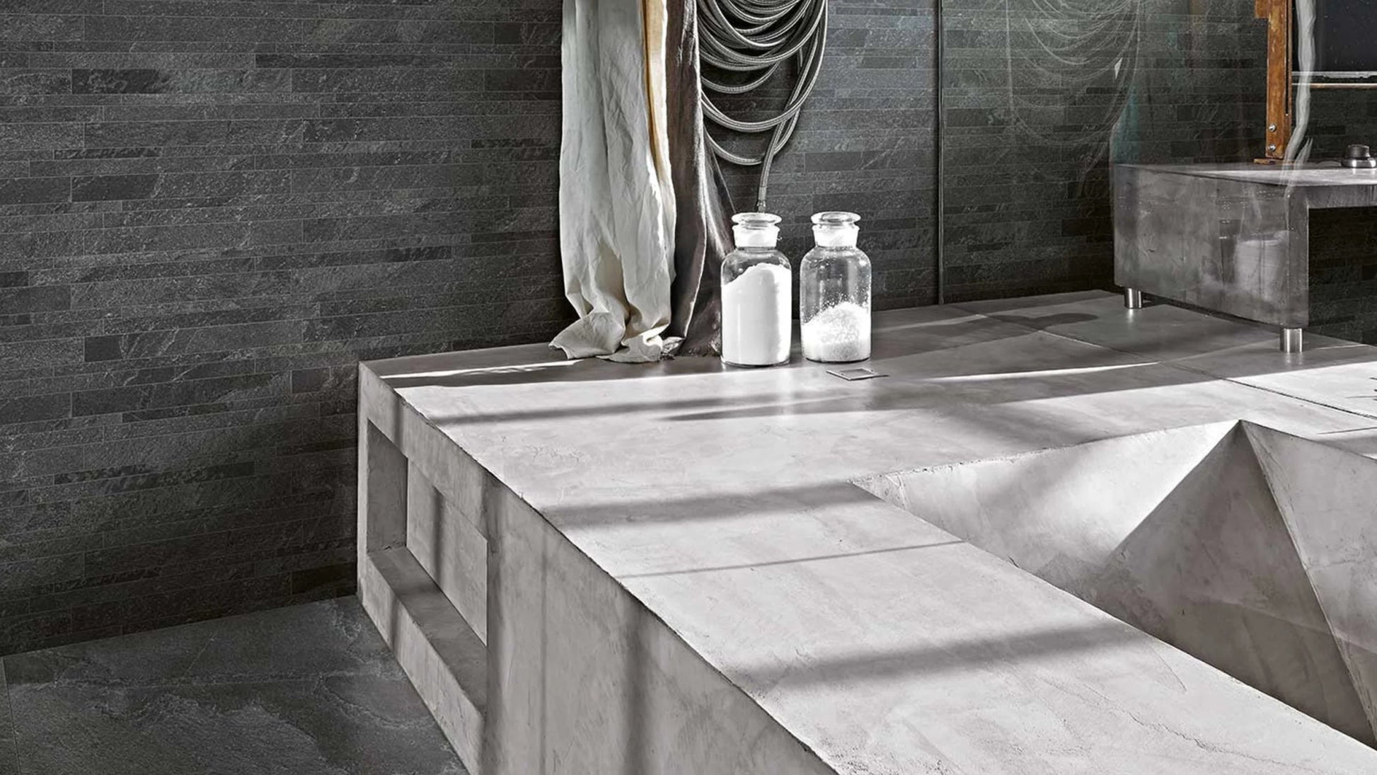 Mozaïektegel Florim Naturalstone 753117 WAMuretto 210X400 Coal 9Mm Mat Ret.R10 - Mozaiektegel.com