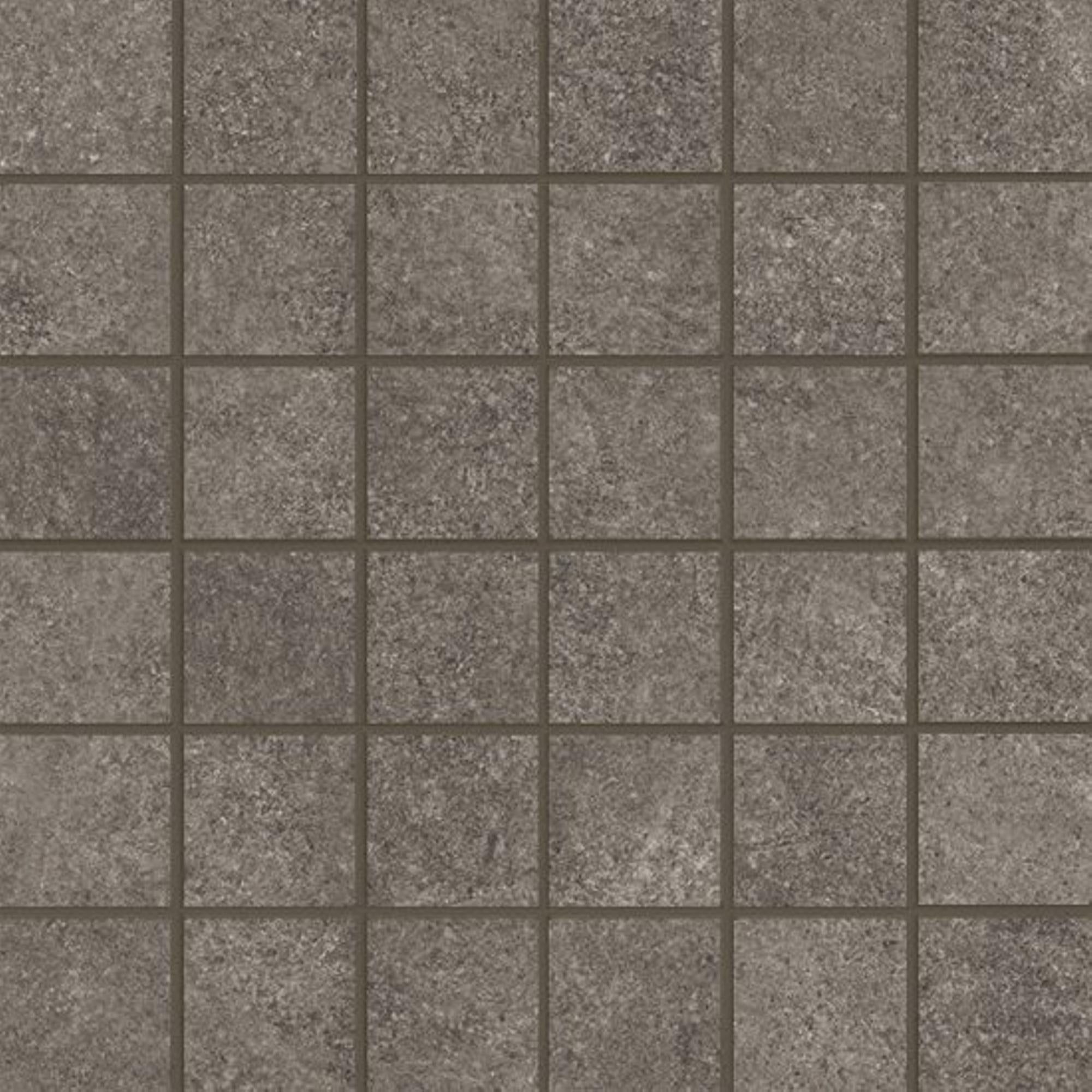 Mozaïektegel JOS. Disi VLMoz.300X300 Anthracit.10mm Mat Ret.R10 F:050X050 - Mozaiektegel.com