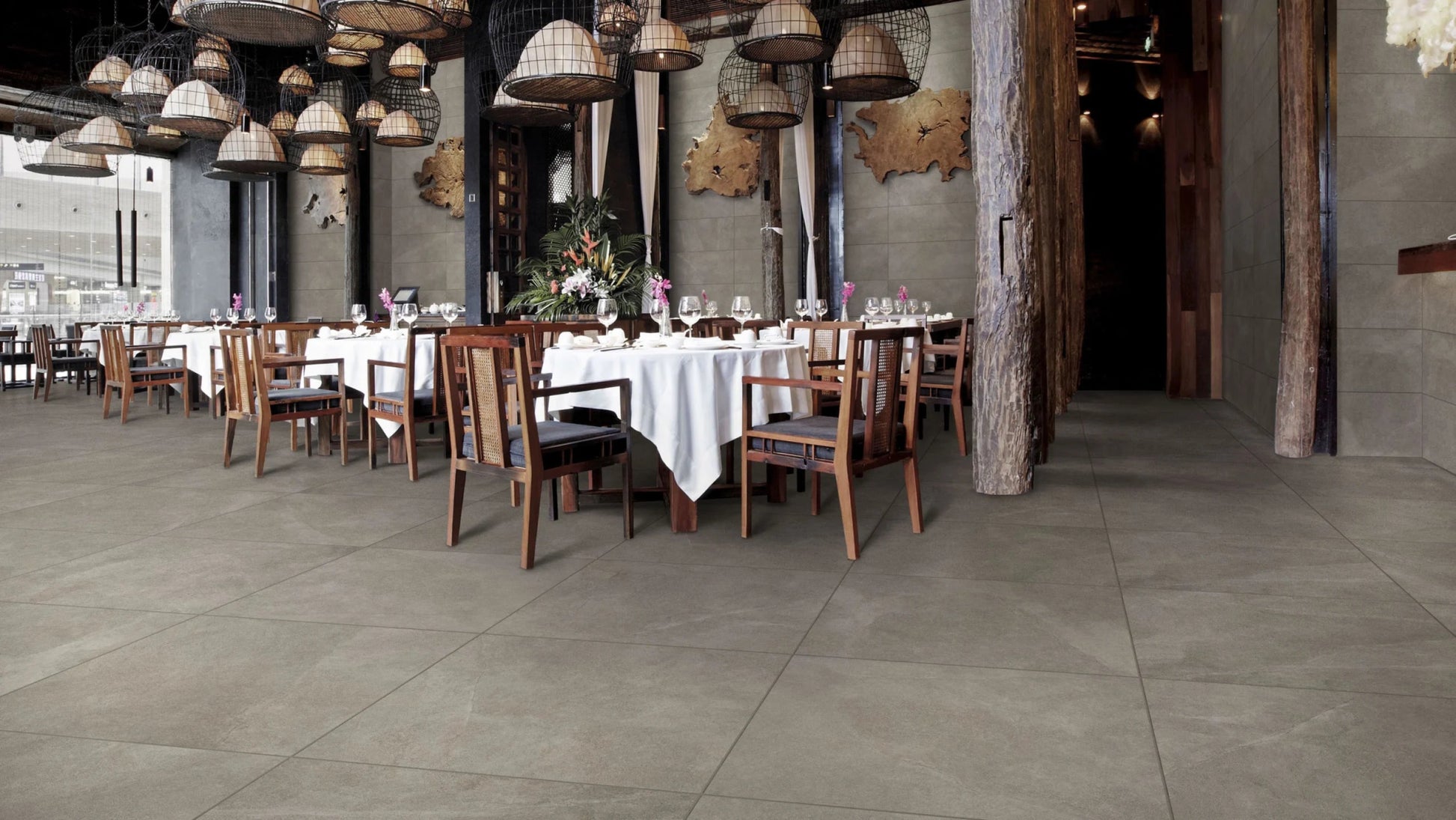 Mozaïektegel JOS. Disi VLMoz.300X300 Grey 10mm Mat Ret.R10 F:050X050 - Mozaiektegel.com