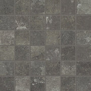 Mozaïektegel JOS. Reused WAMoz.300X300 Anthracite 10mm Mat R10 - Mozaiektegel.com