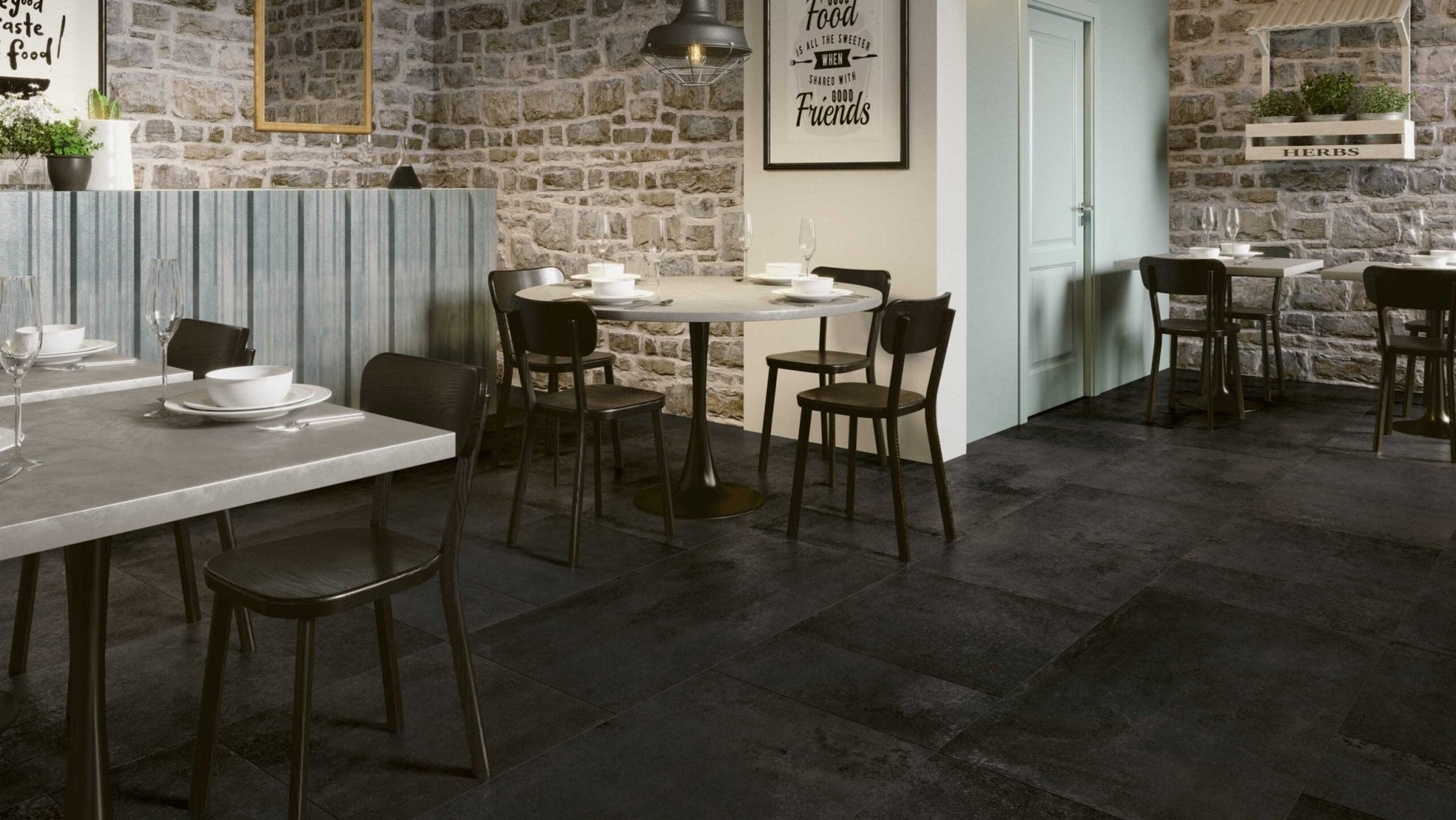 Mozaïektegel Serenissima Studio 50 1069310 VLMoz.300X300 Corvino 10mm Mat Ret.R10 F:Random - Mozaiektegel.com