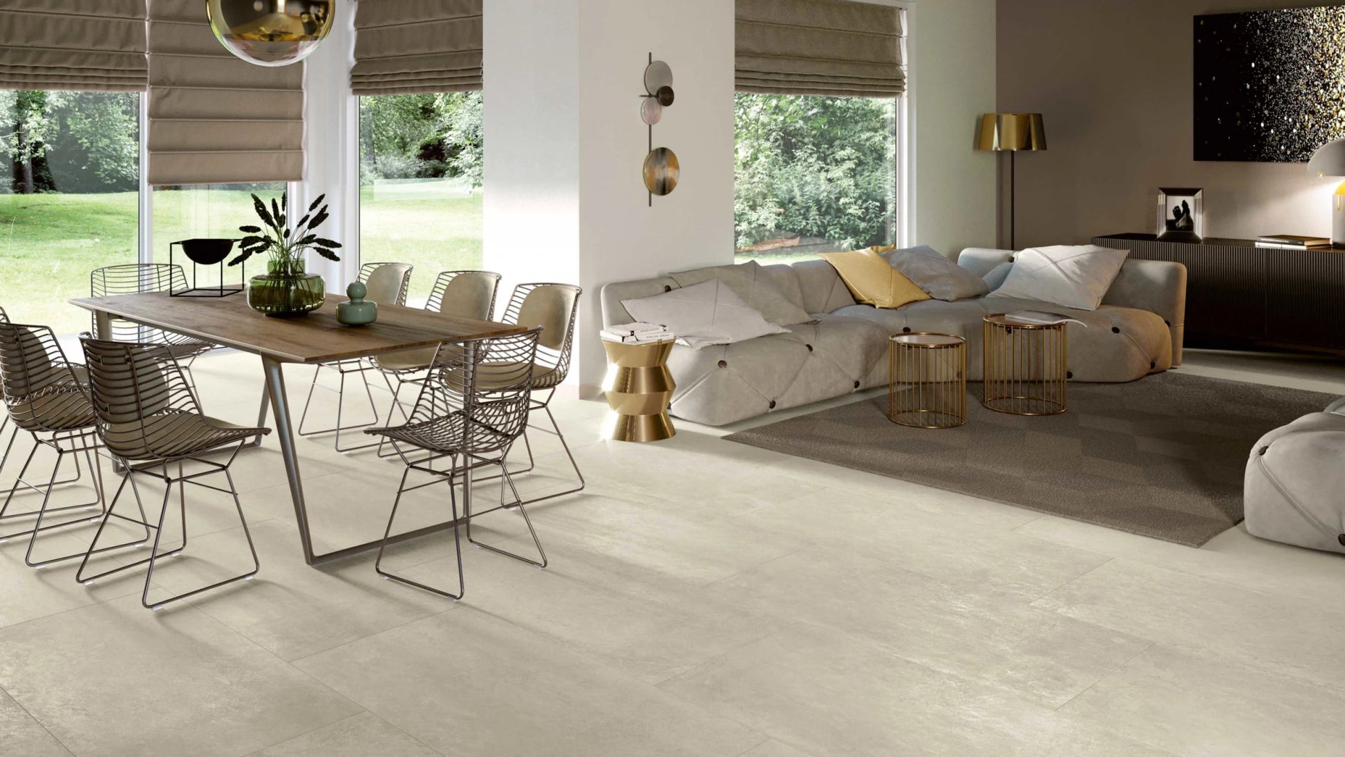 Mozaïektegel Serenissima Studio 50 1069314 VLMoz.300X300 Sabbia 10mm Mat Ret.R10 F:Random - Mozaiektegel.com