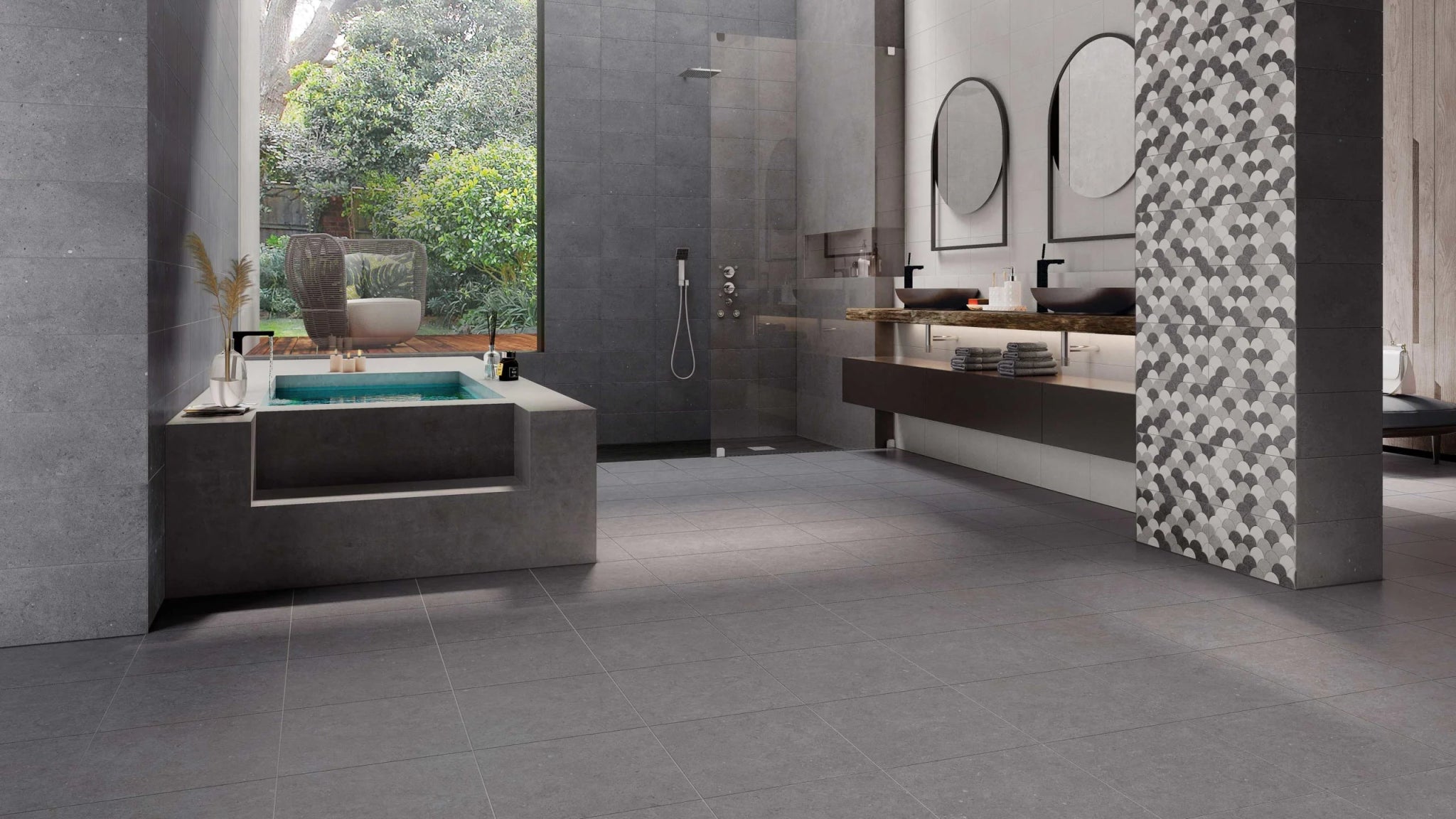 Pavigres Antica 4703 Vloertegel 450X450 Black 8,3mm Mat - Mozaiektegel.com