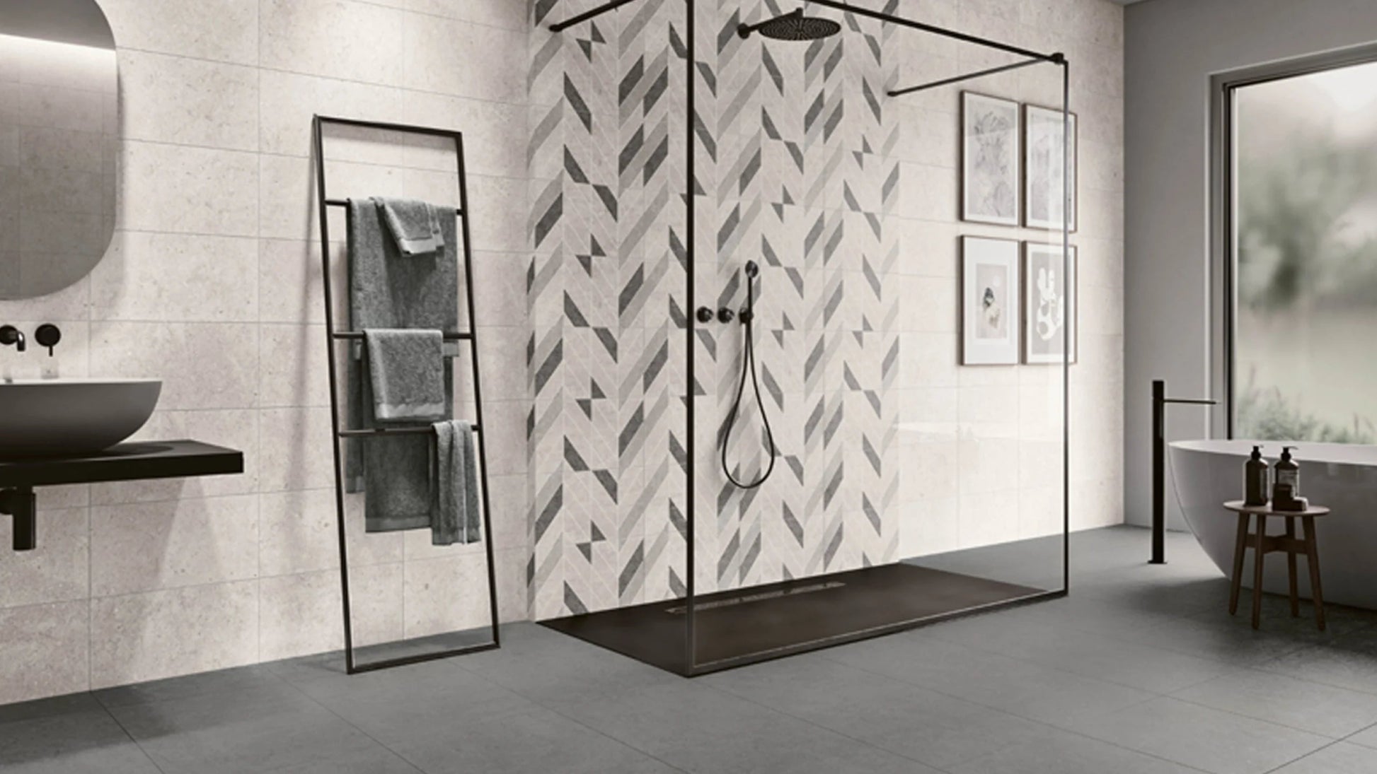 Pavigres Antica 4703 Vloertegel 450X450 Black 8,3mm Mat - Mozaiektegel.com