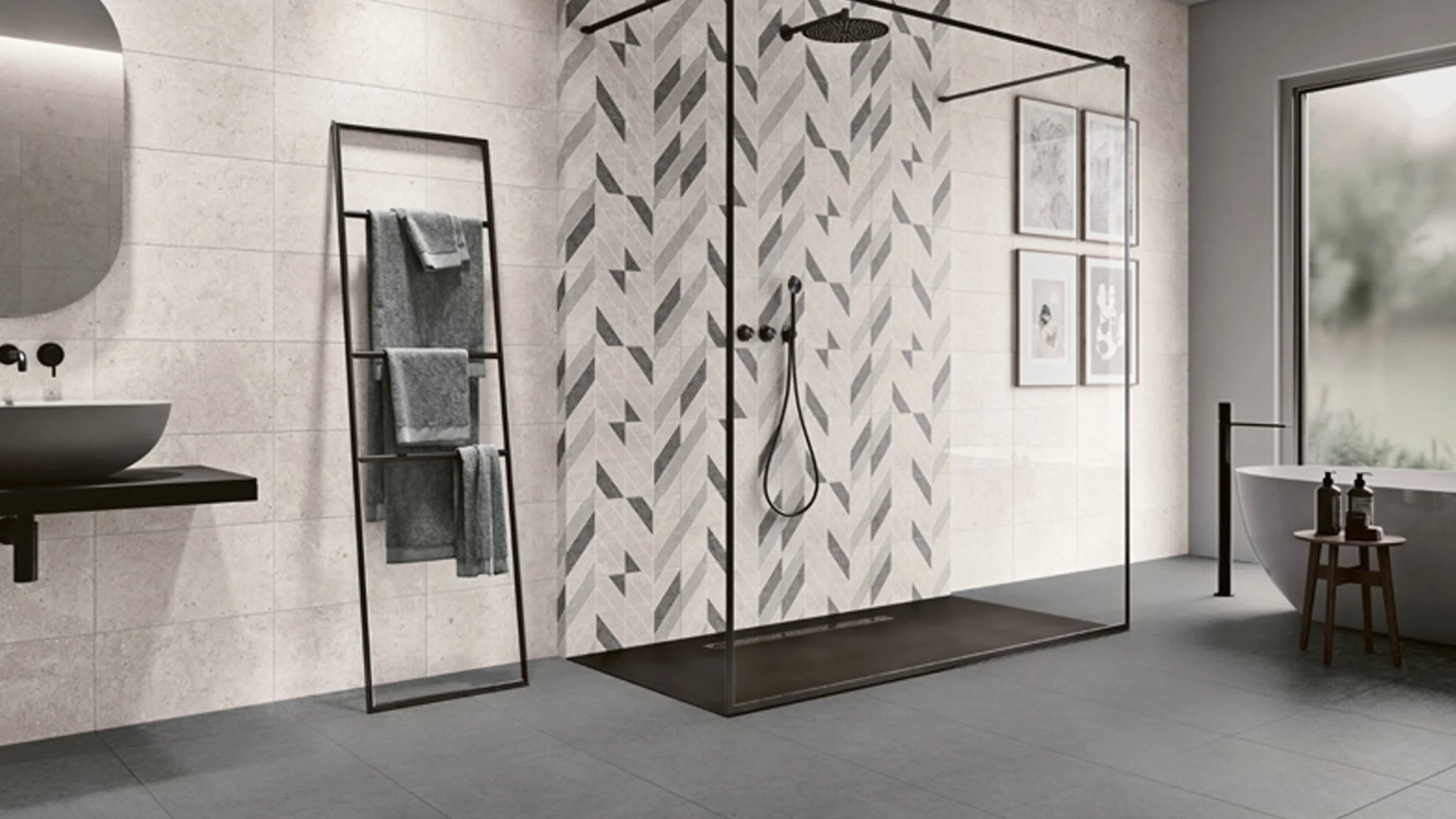 Pavigres Antica 4703 Vloertegel 450X450 Black 8,3mm Mat - Mozaiektegel.com