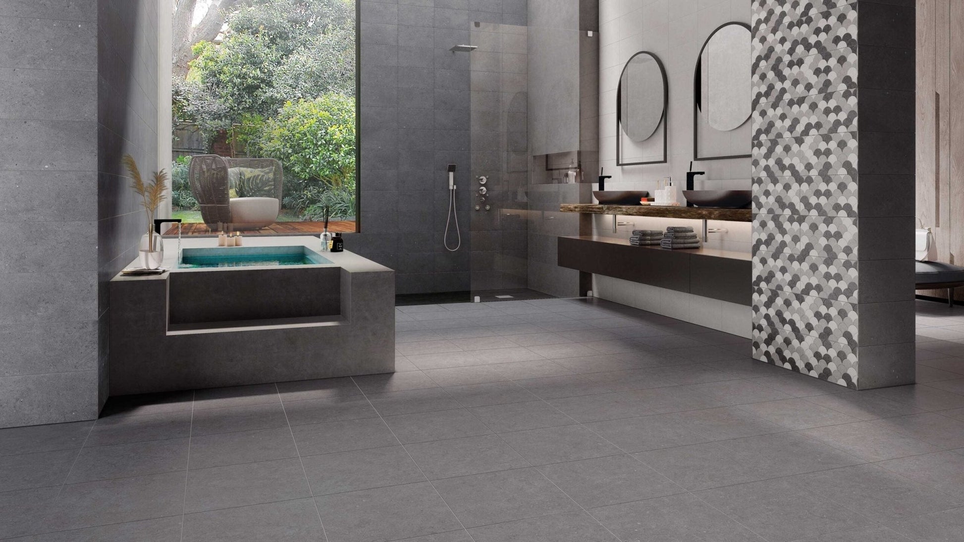 Pavigres Antica CV443 Wandtegel 247X447 Black 7,5mm Mat - Mozaiektegel.com