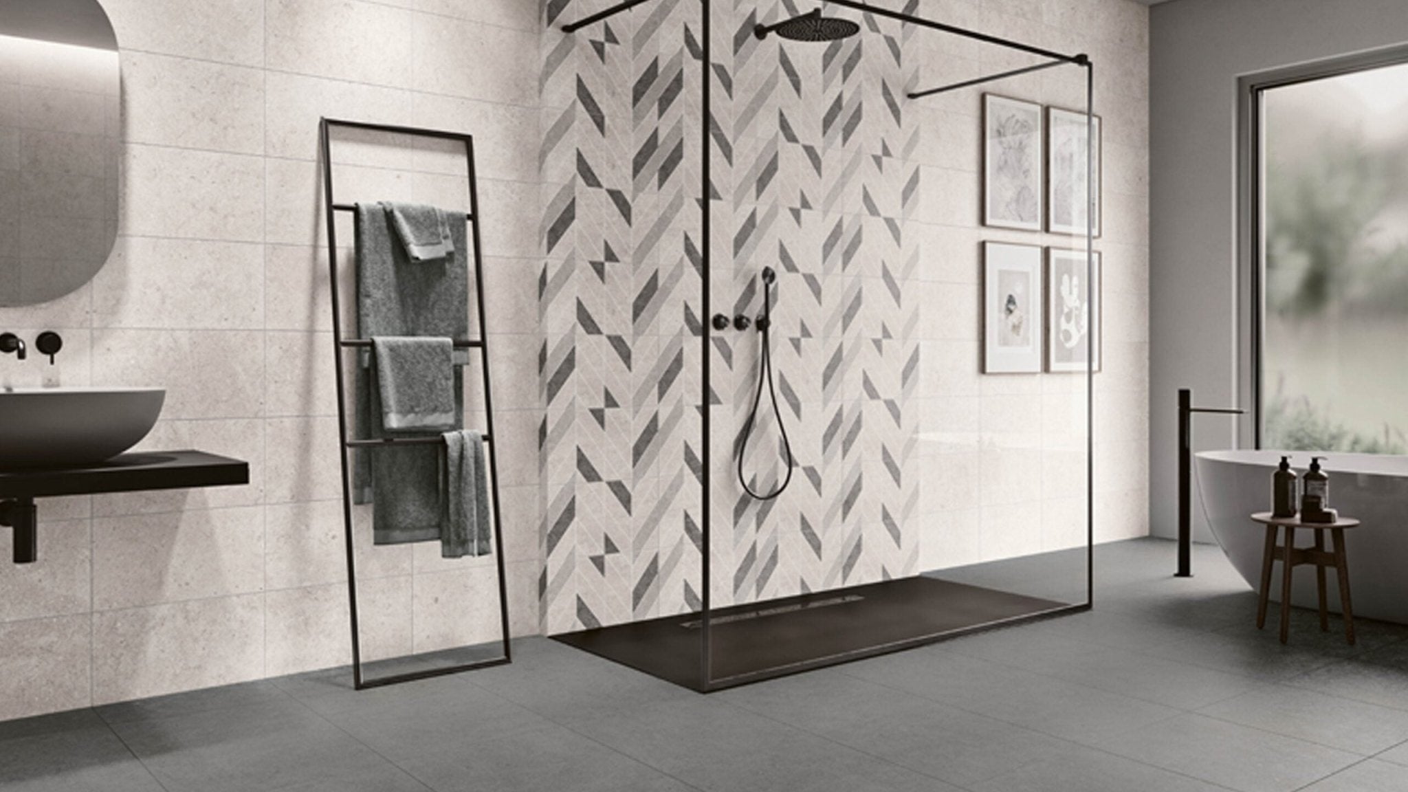 Pavigres Antica CV443 Wandtegel 247X447 Black 7,5mm Mat - Mozaiektegel.com