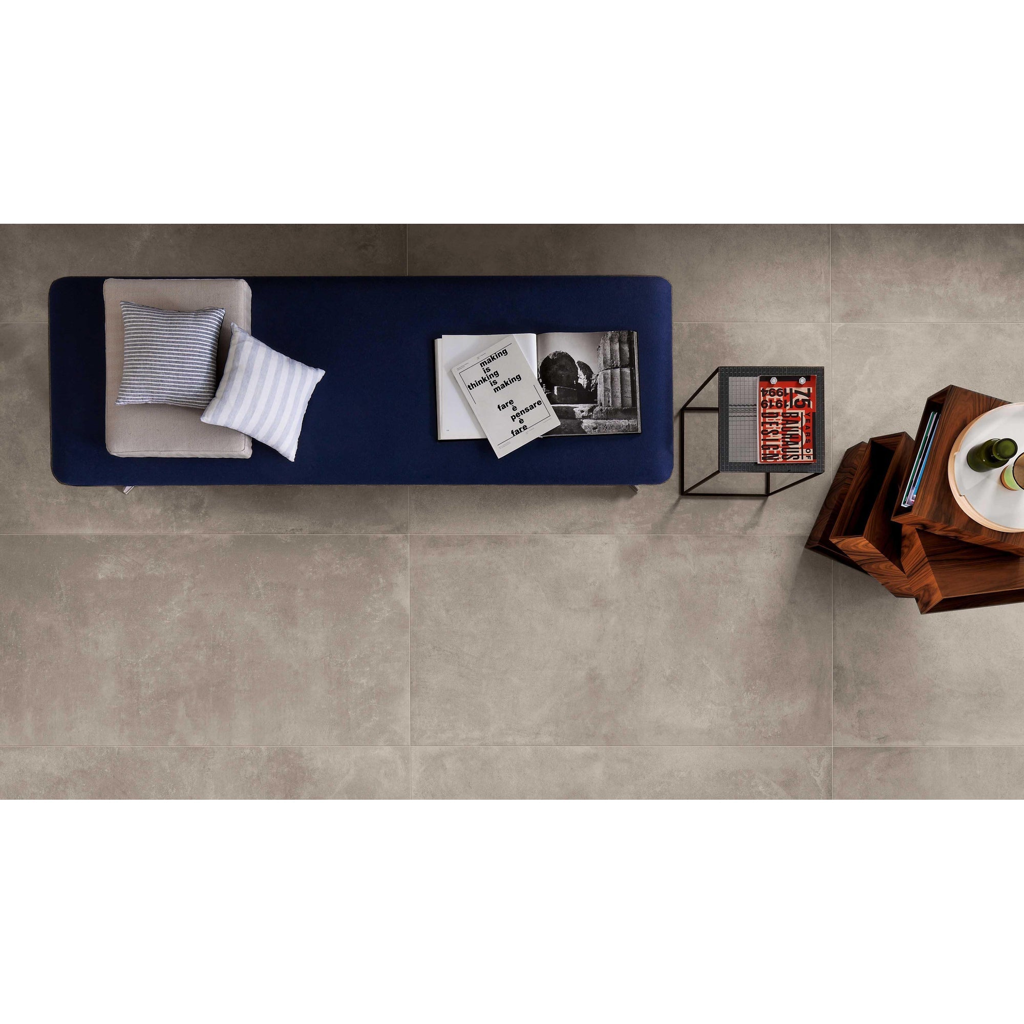 Ragno Boom R53L Vloertegel 750X750 Acciaio 10mm Mat Ret.R9 - Mozaiektegel.com